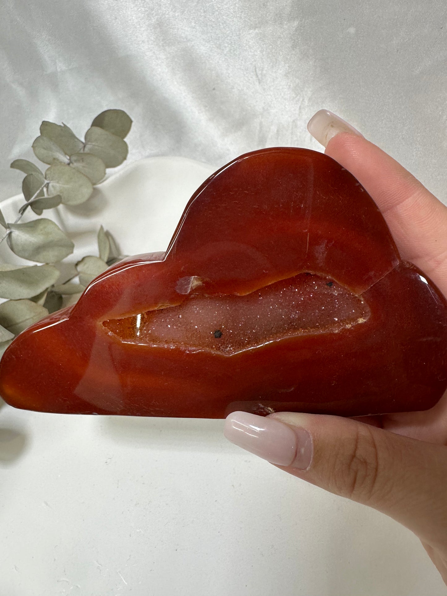 Carnelian Druzy Cloud