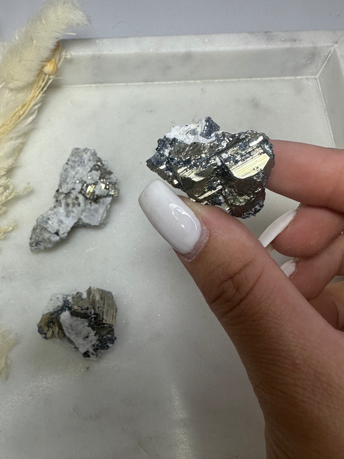 Pyrite with Calcite and Galena Clusters (Choose Your Own)