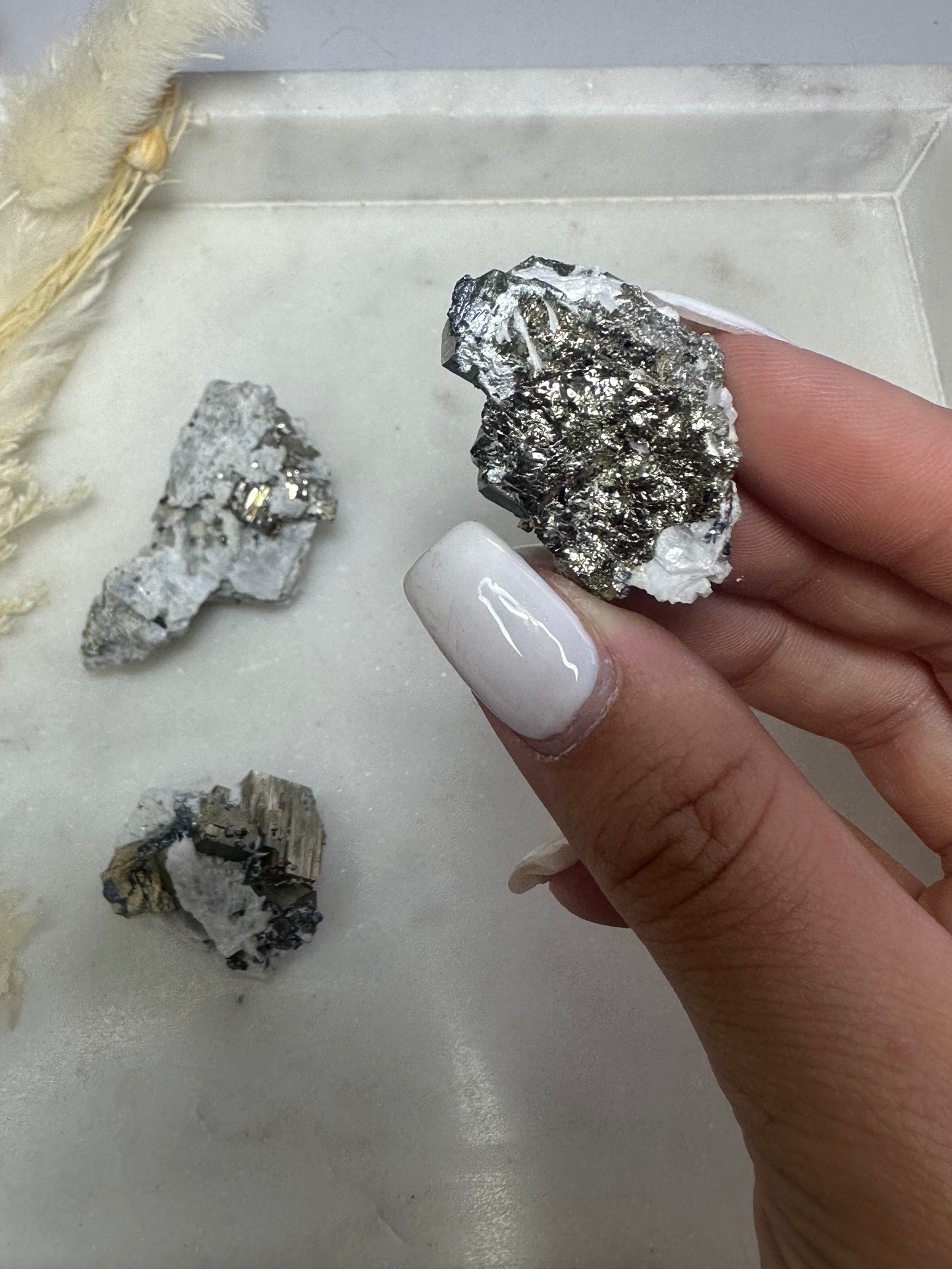 Pyrite with Calcite and Galena Clusters (Choose Your Own)