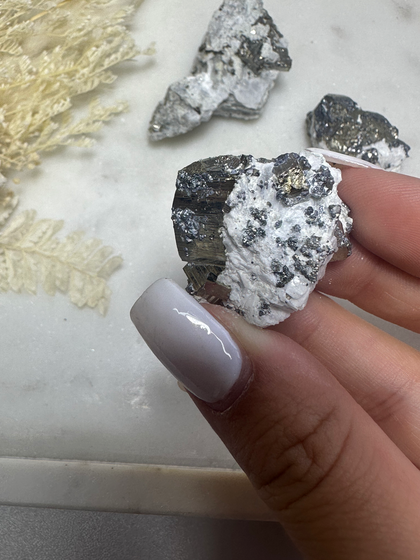 Pyrite with Calcite and Galena Clusters (Choose Your Own)