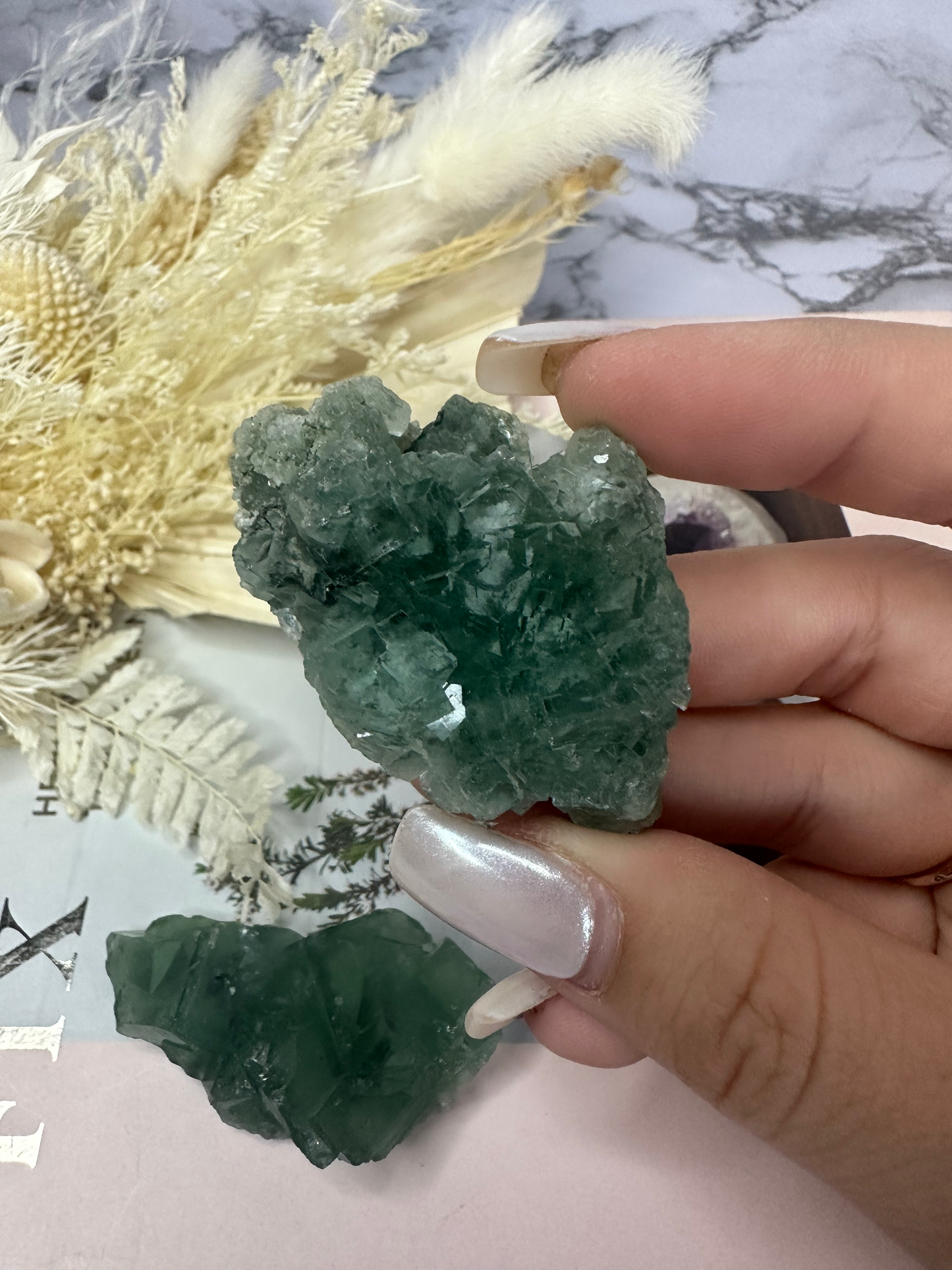 Cubic Green Fluorite Specimen (Choose Your Own)