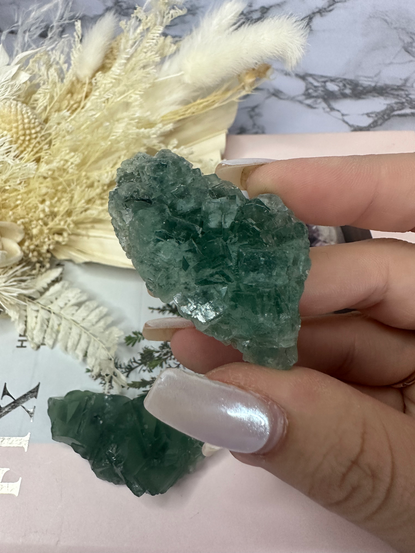 Cubic Green Fluorite Specimen (Choose Your Own)