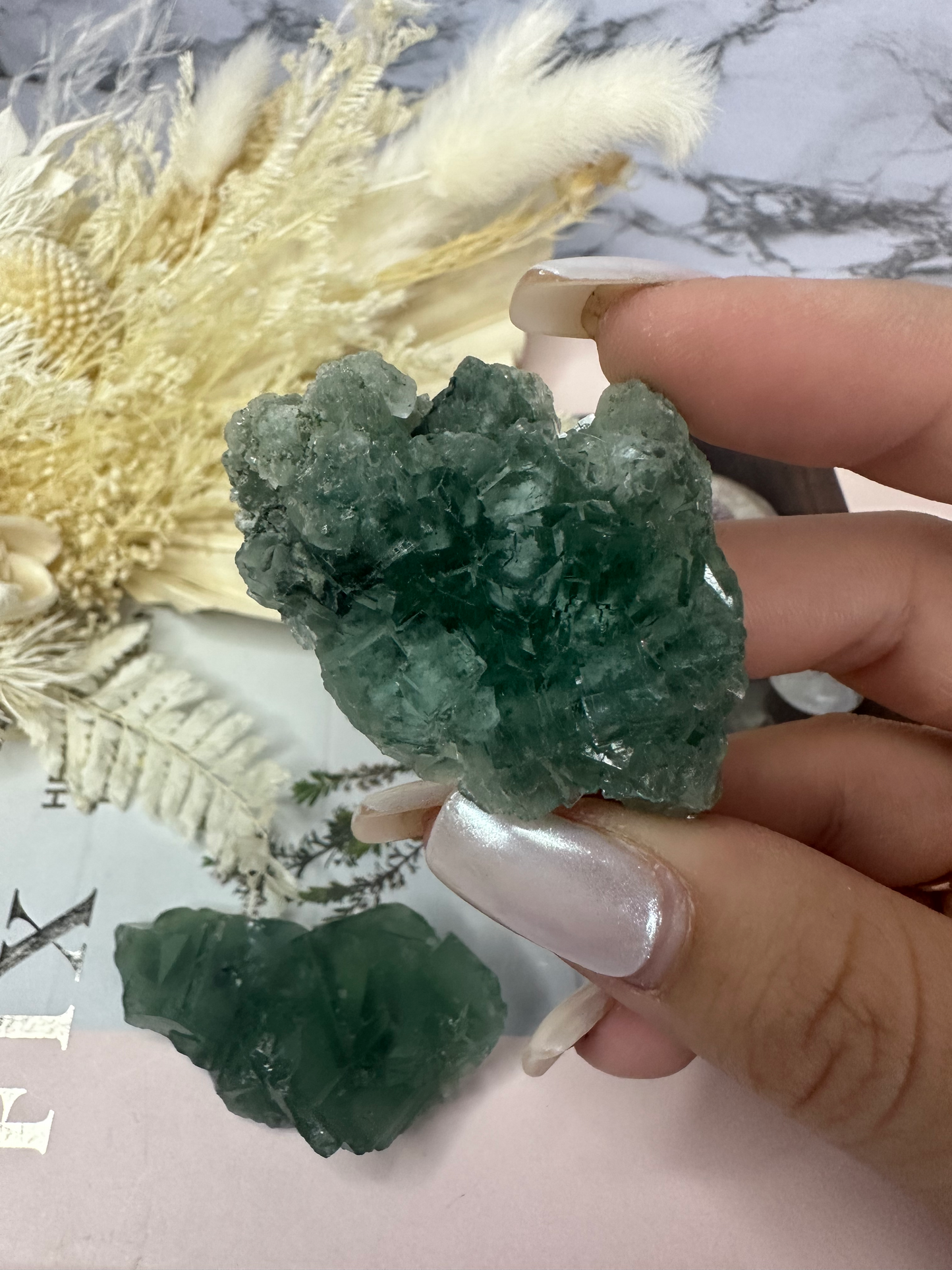 Cubic Green Fluorite Specimen (Choose Your Own)