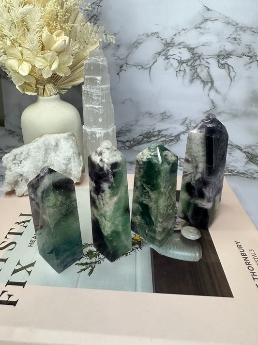 Feathered Fluorite Towers (Choose Your Own)