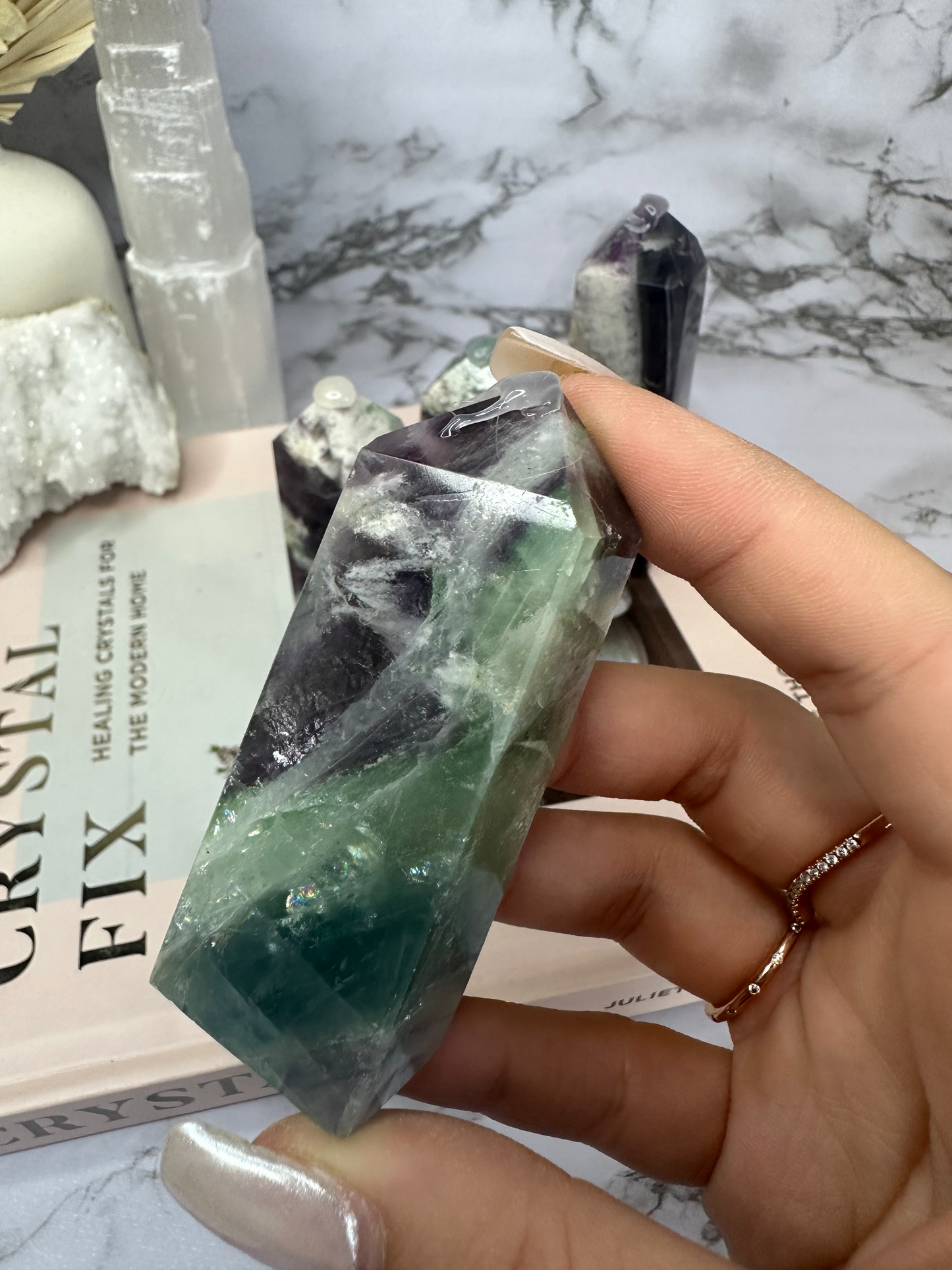 Feathered Fluorite Towers (Choose Your Own)