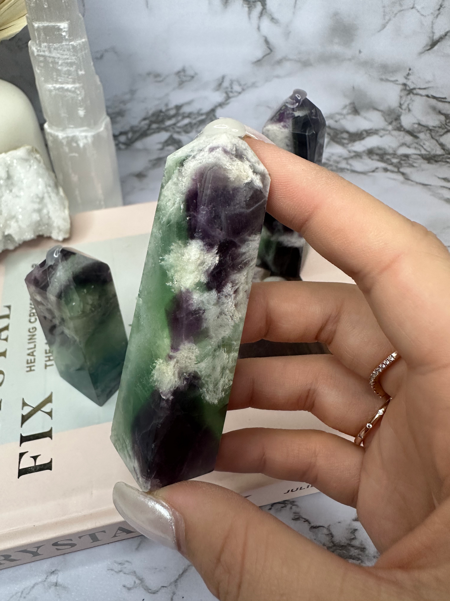 Feathered Fluorite Towers (Choose Your Own)