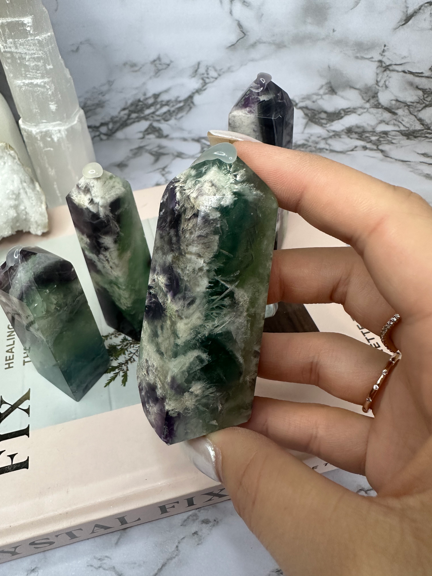 Feathered Fluorite Towers (Choose Your Own)