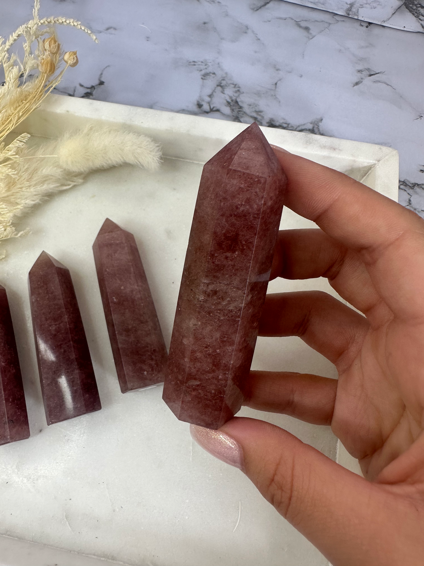 Strawberry Quartz Towers (Choose Your Own)