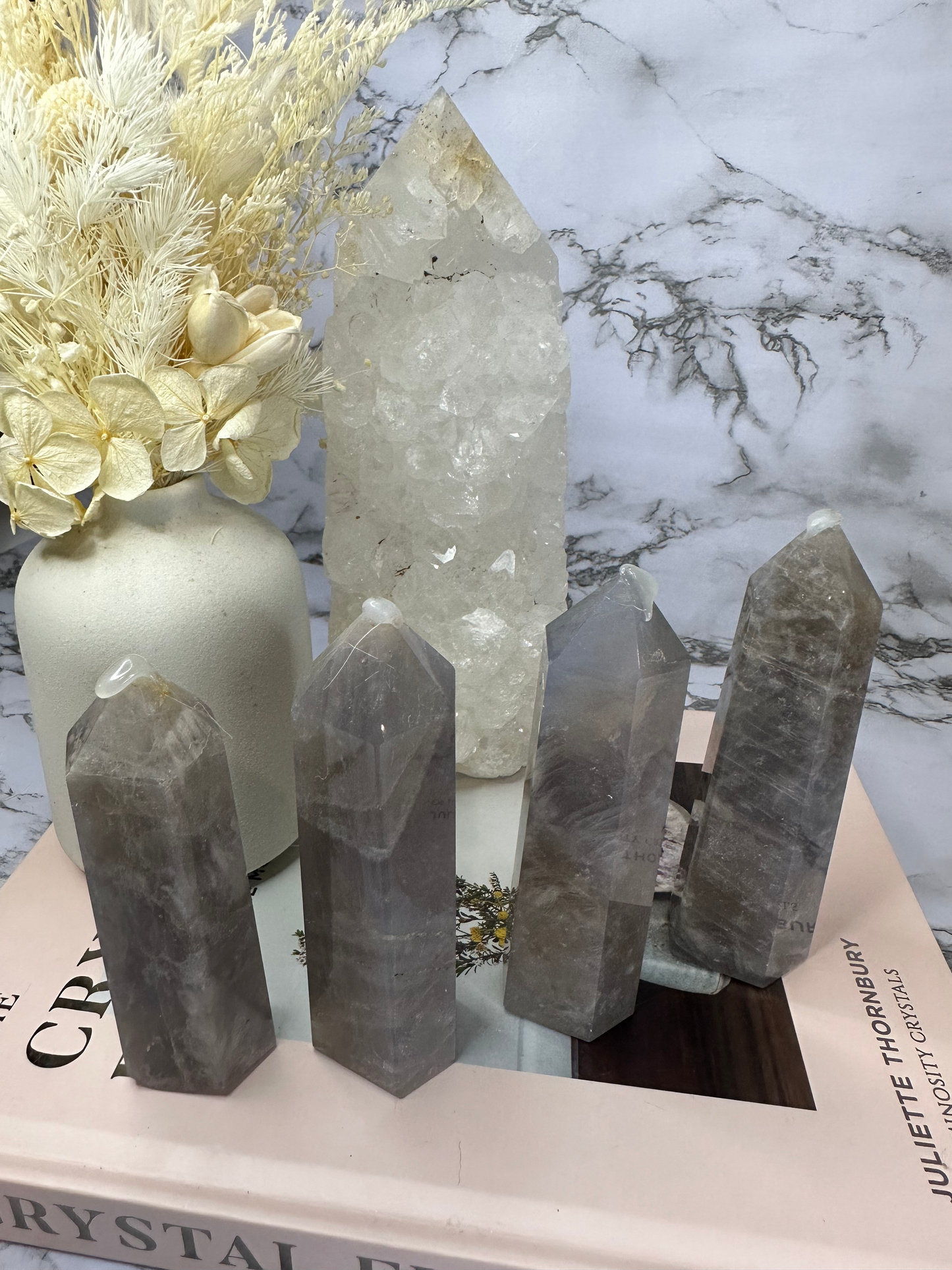 Blue Rose Quartz Towers (Choose Your Own)