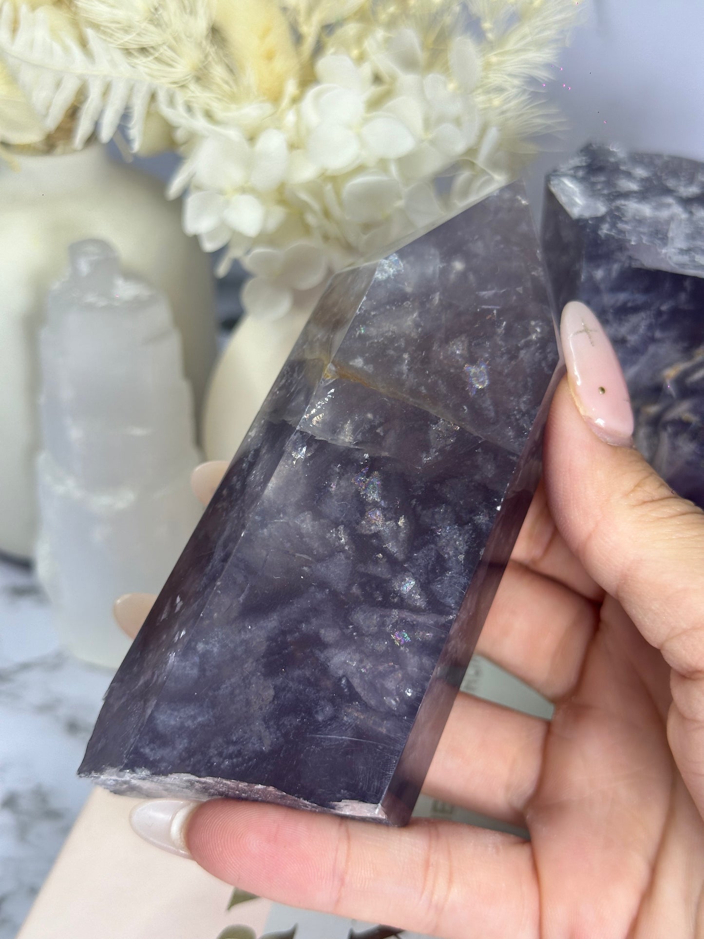Fluorite Statement Tower #2 (Damaged)