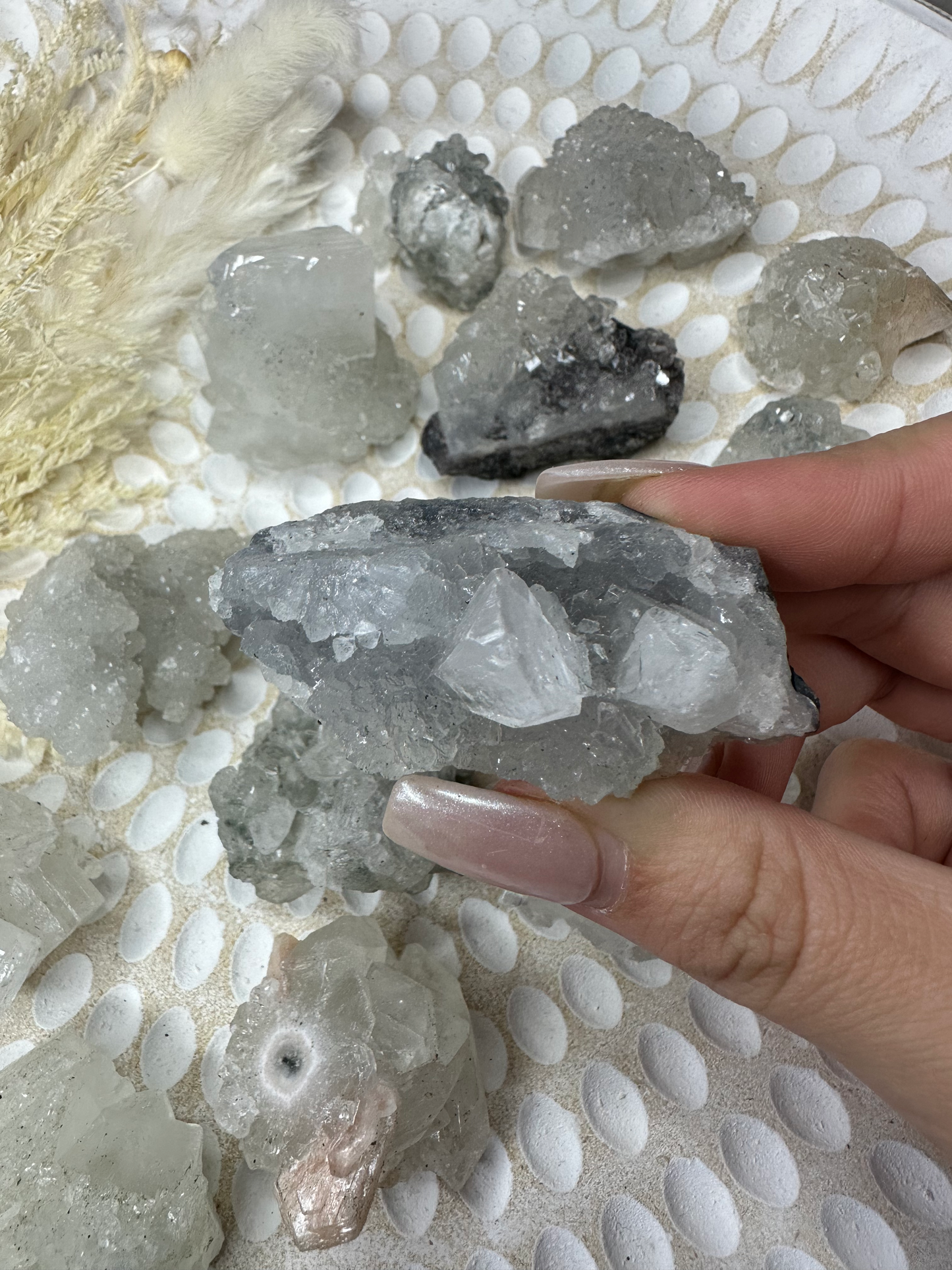 AAA Grade Apophyllite Med Pieces (Intuitively Chosen)