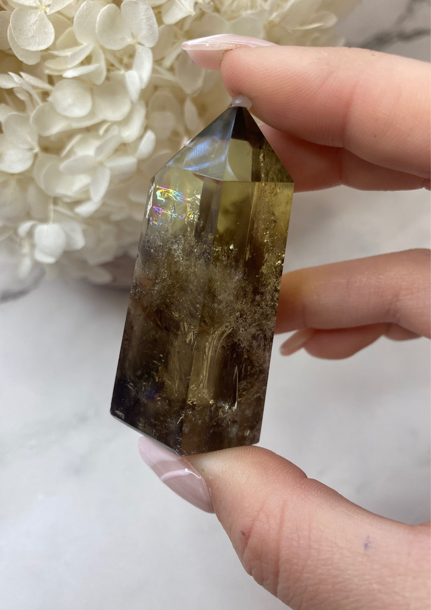 Smoky Citrine Phantom Quartz Tower #2