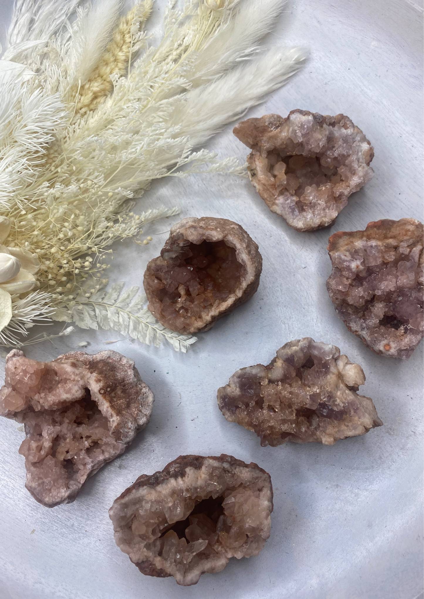 Pink Amethyst Small Geodes (Choose Your Own)