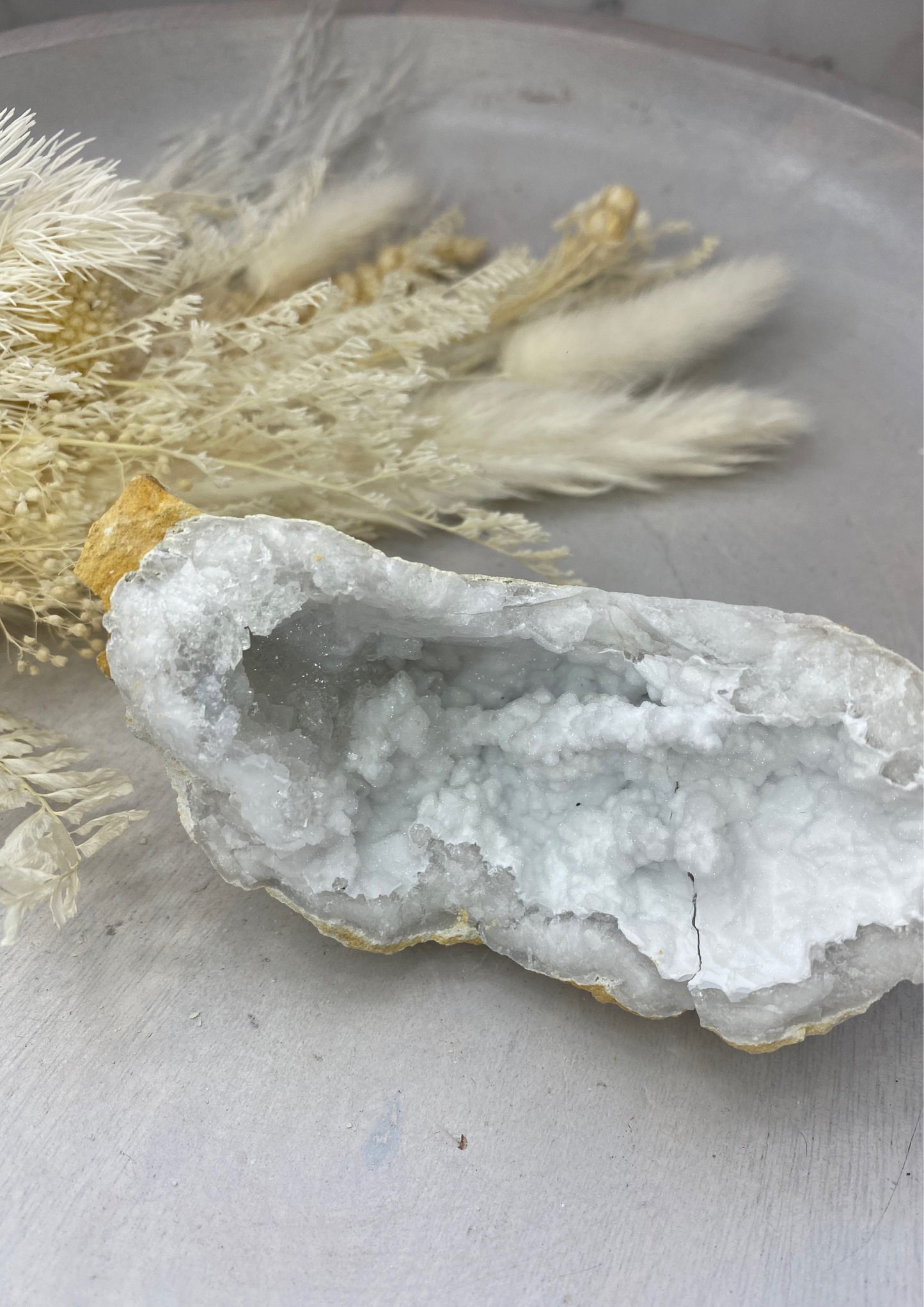 Clear Quartz Large Geode 1pc #6