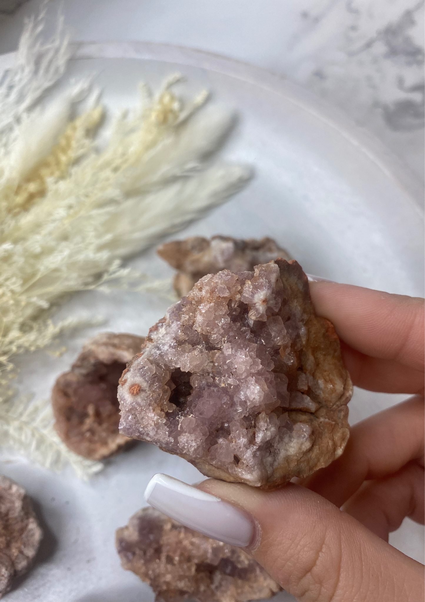 Pink Amethyst Small Geodes (Choose Your Own)