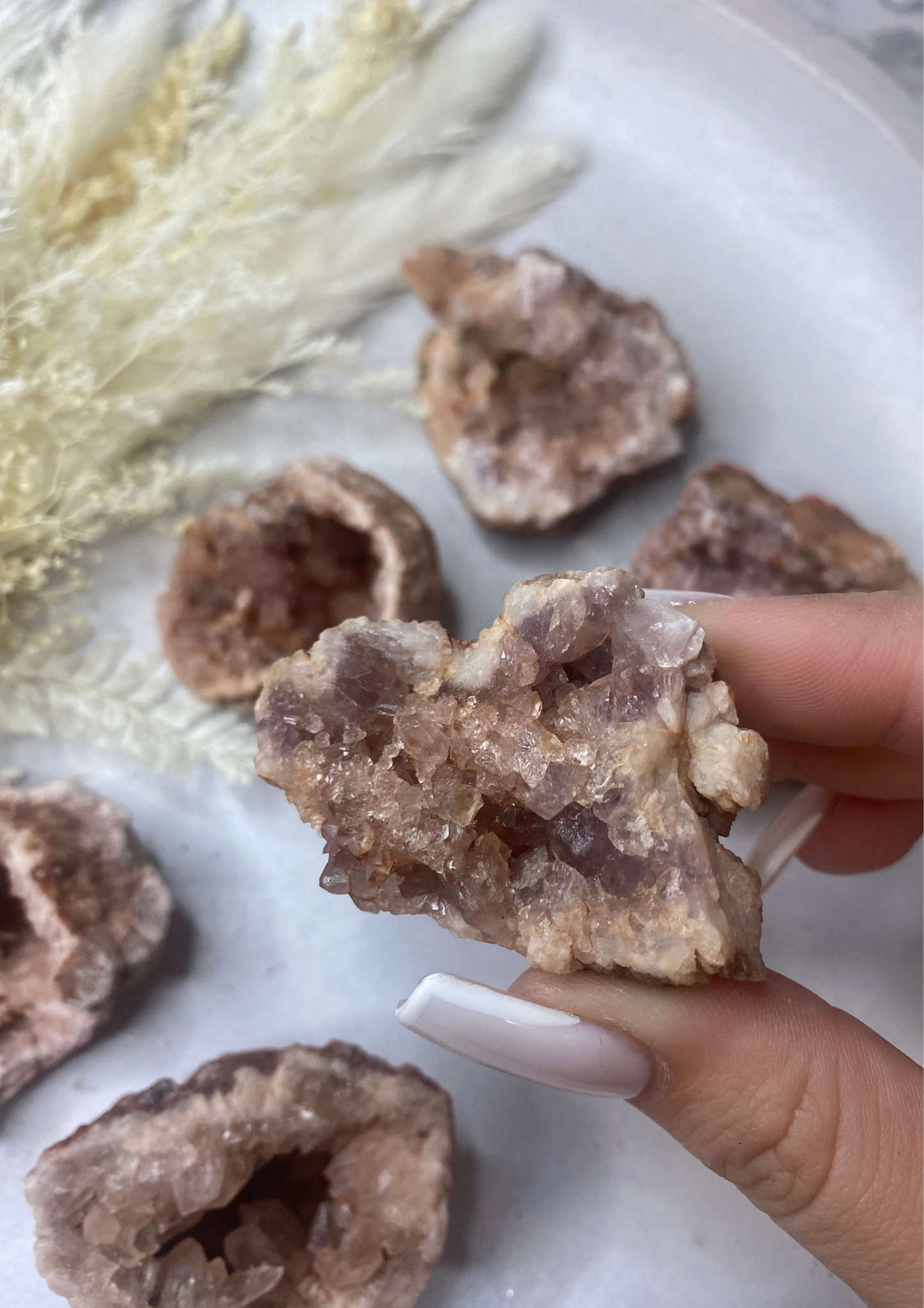 Pink Amethyst Small Geodes (Choose Your Own)