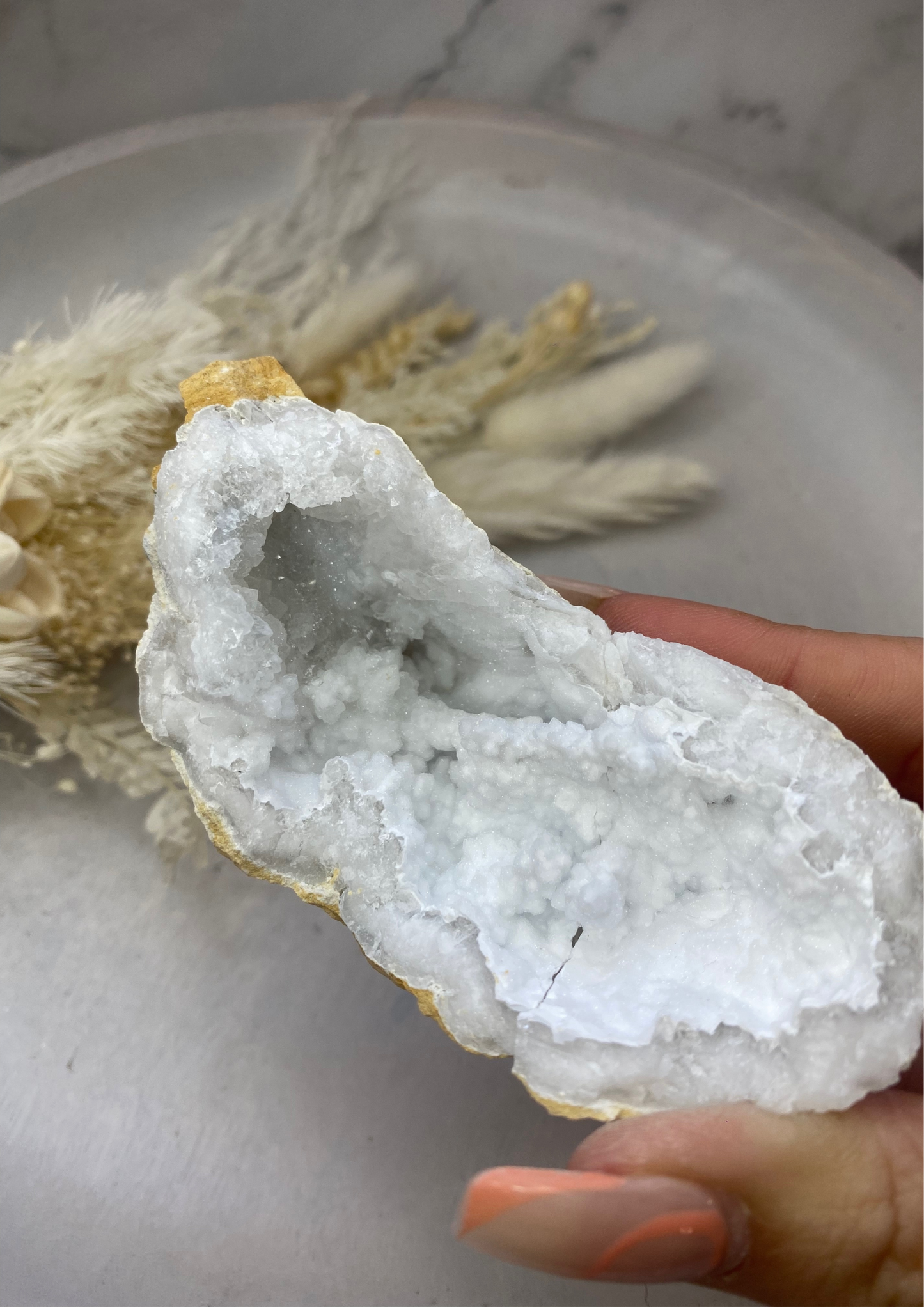 Clear Quartz Large Geode 1pc #6