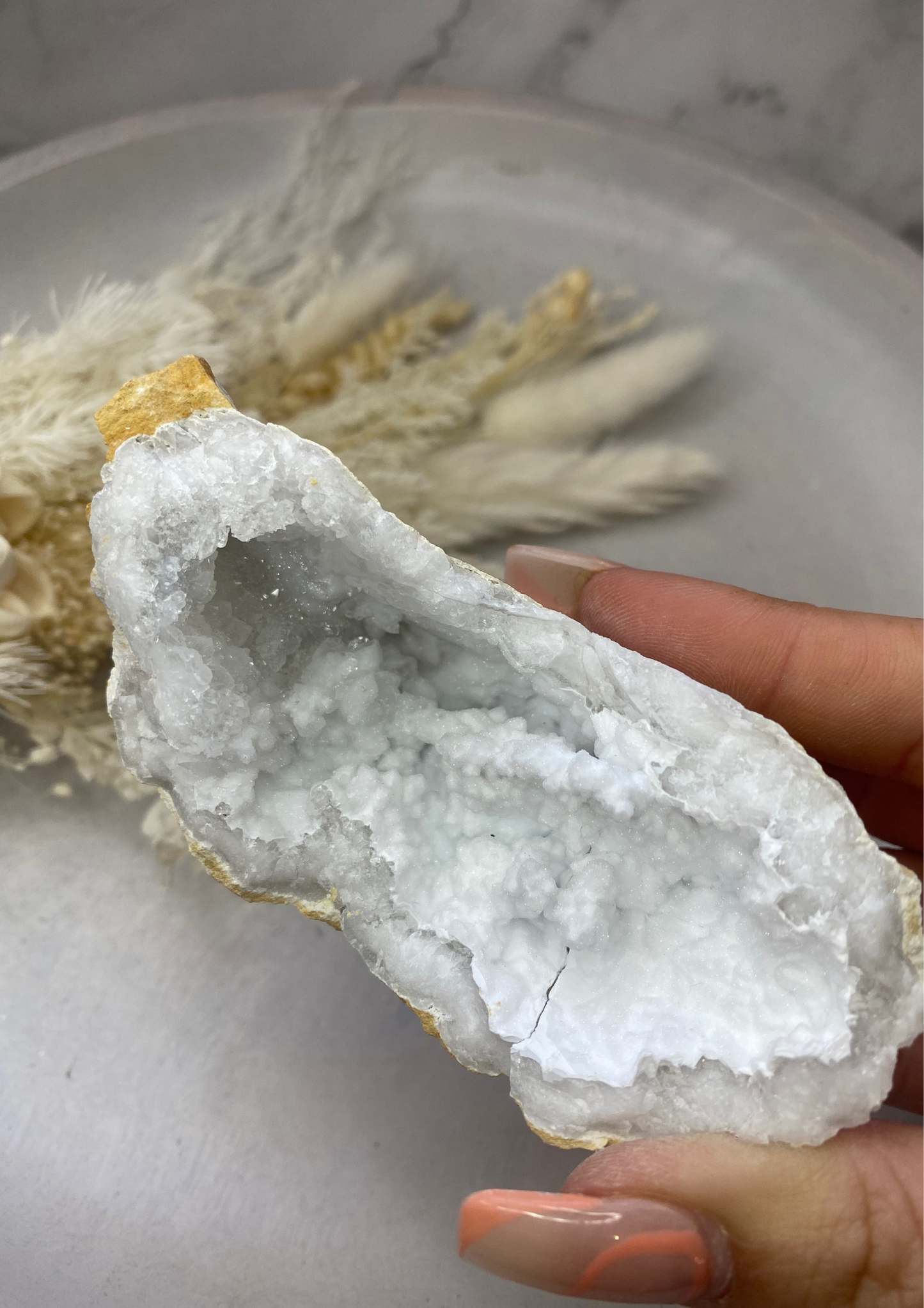 Clear Quartz Large Geode 1pc #6