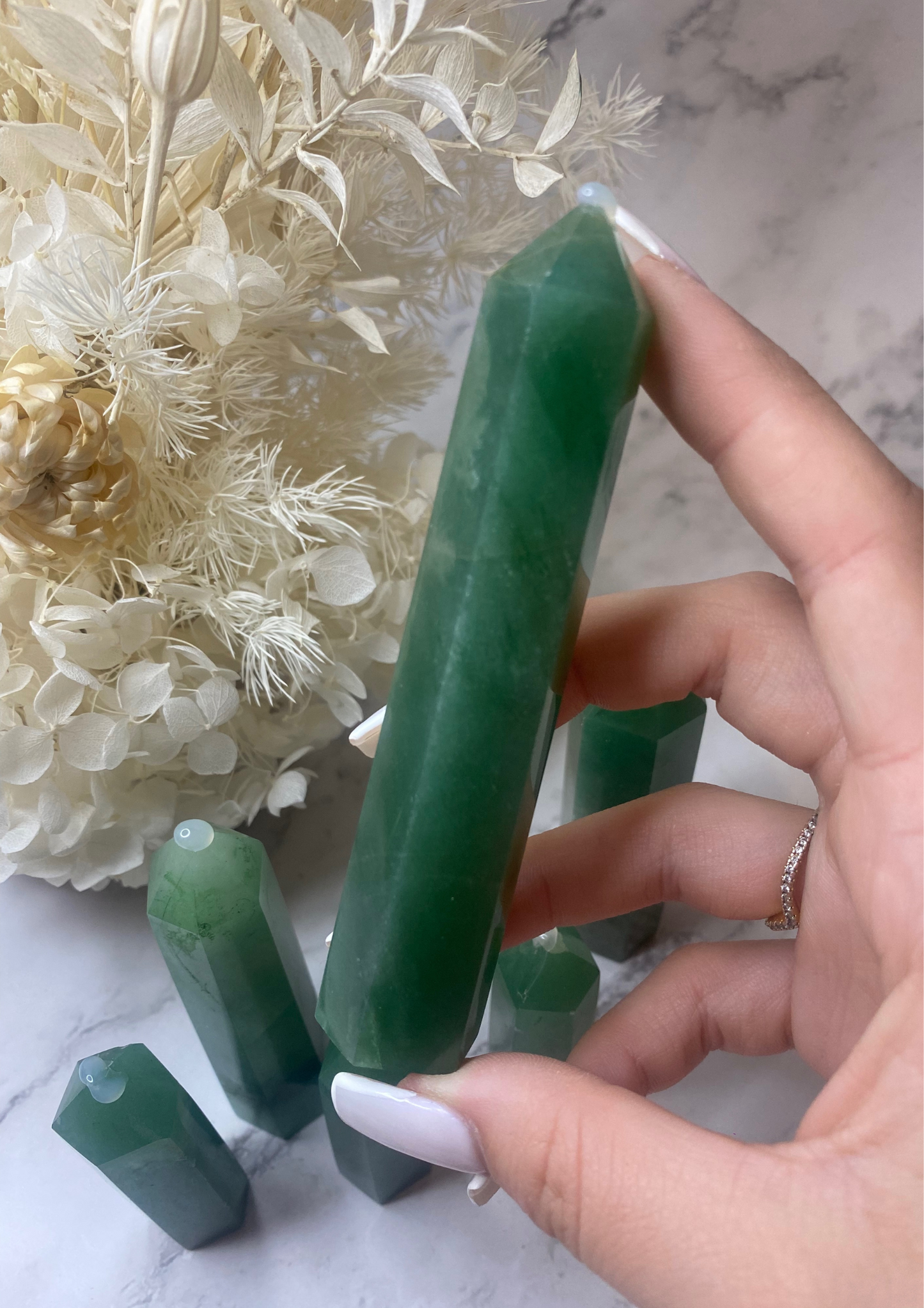 Green Aventurine Towers (Choose Your Own)