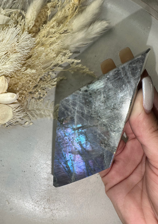 Labradorite Freeform- Purple Flash  #2