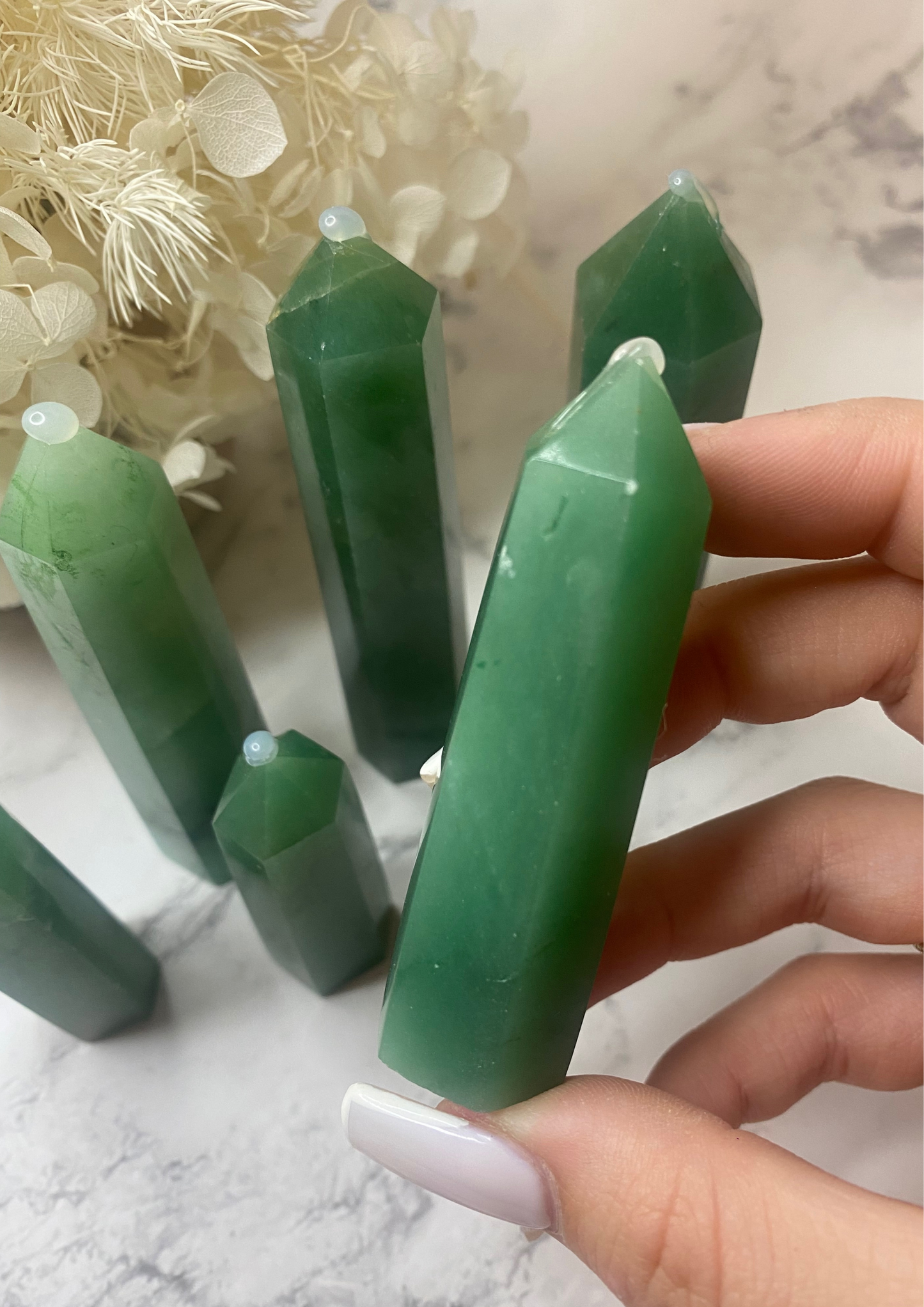 Green Aventurine Towers (Choose Your Own)