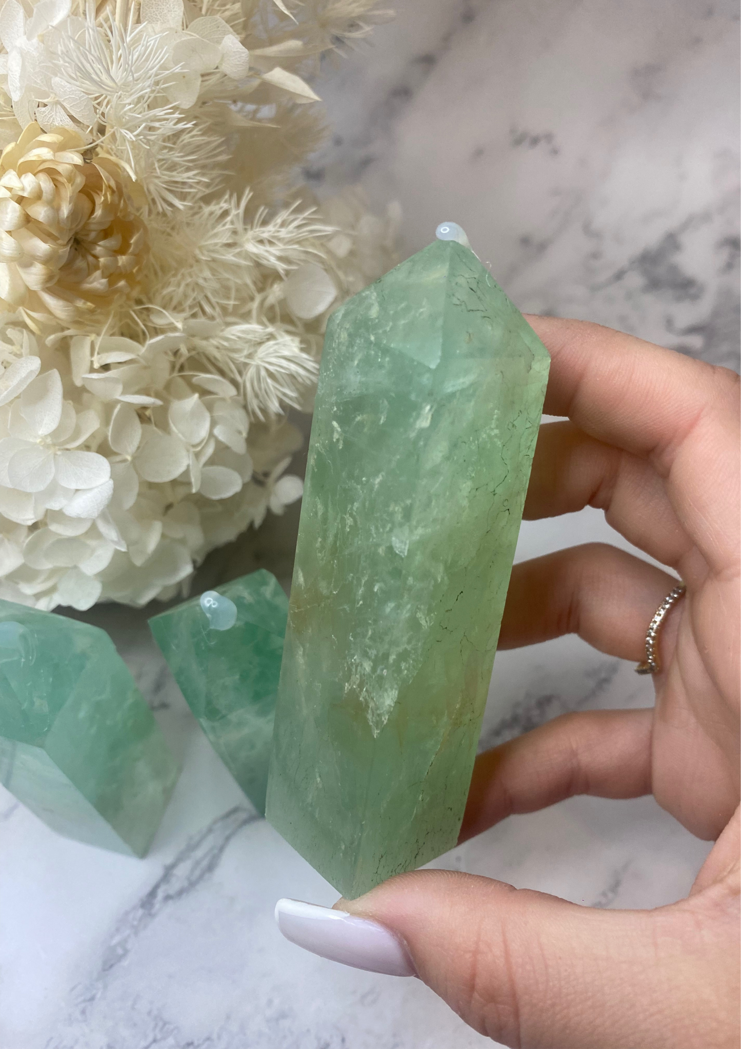 Green Fluorite Towers (Choose Your Own)