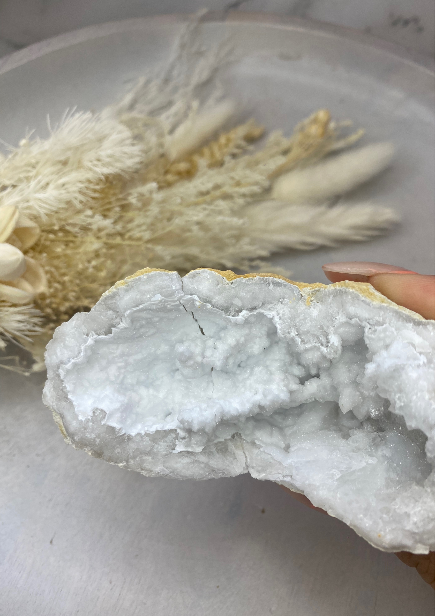 Clear Quartz Large Geode 1pc #6