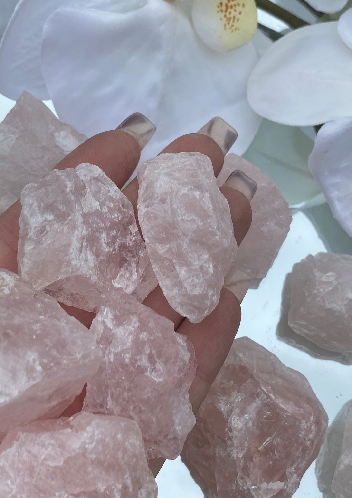 Rose Quartz Raw Chunk - Large