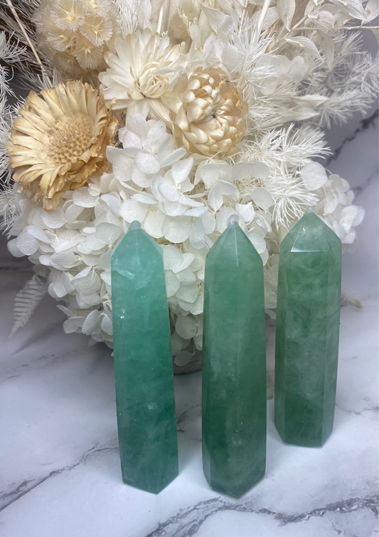 Green Fluorite Towers (Choose Your Own)