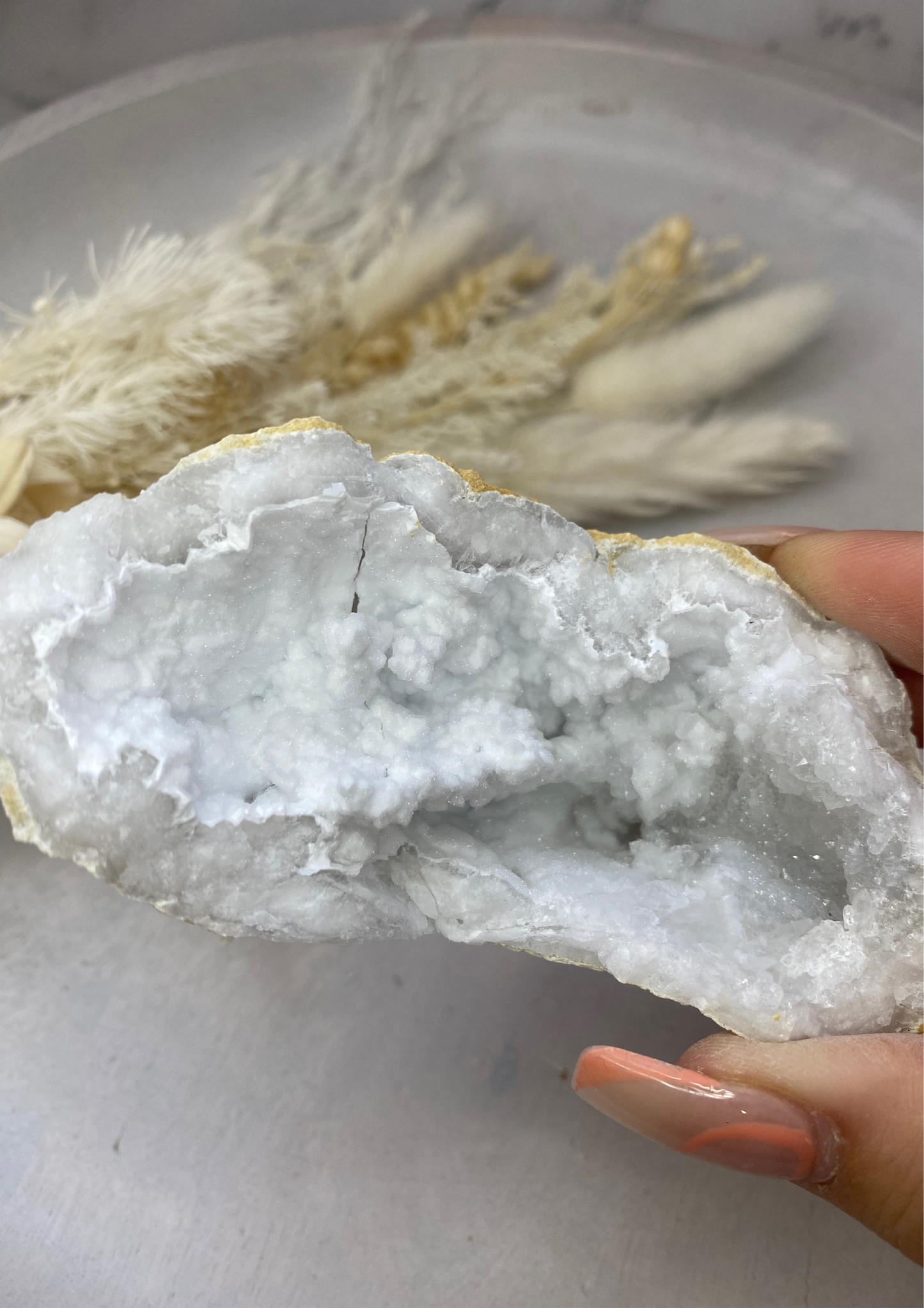 Clear Quartz Large Geode 1pc #6