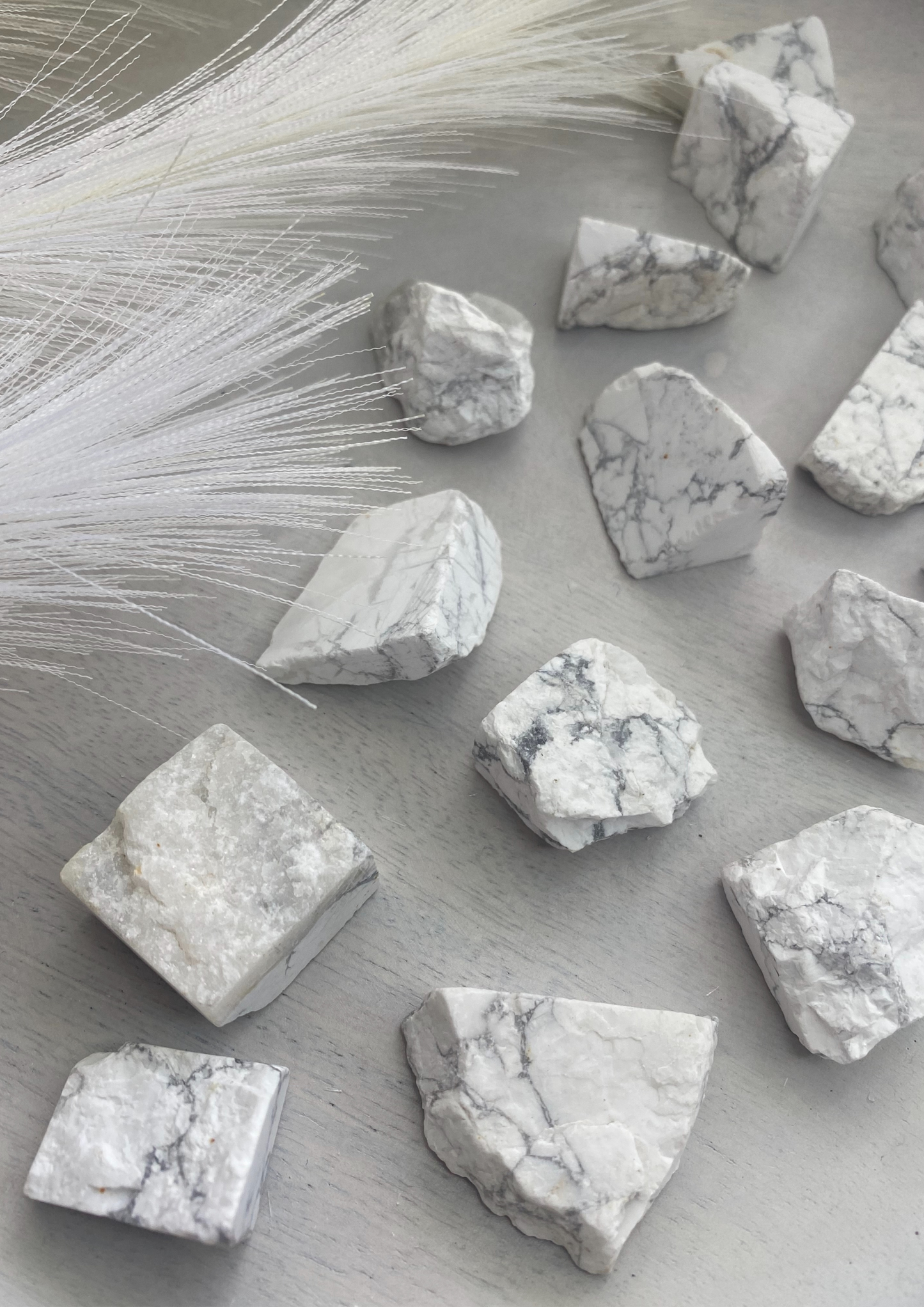 Howlite Raw Chunks