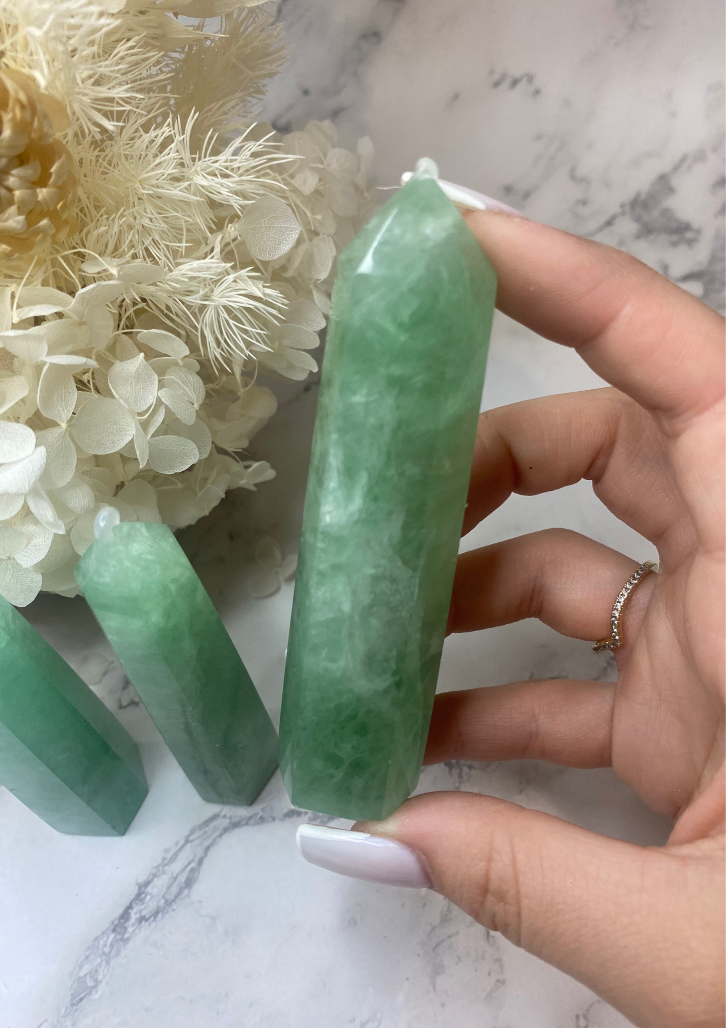 Green Fluorite Towers (Choose Your Own)