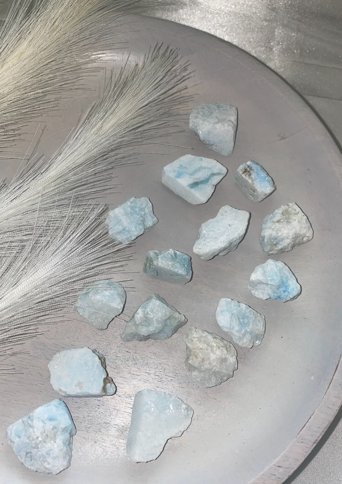 Blue Aragonite Raw Chunks