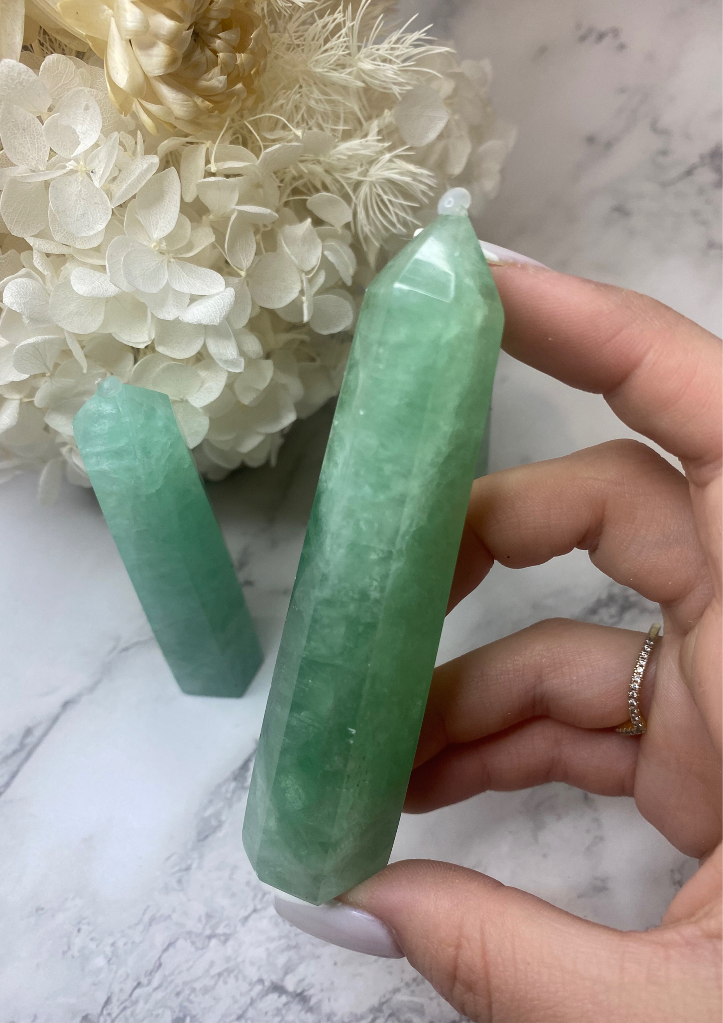 Green Fluorite Towers (Choose Your Own)