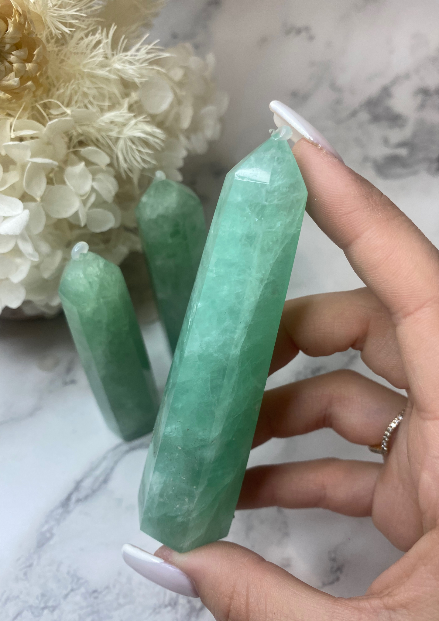 Green Fluorite Towers (Choose Your Own)