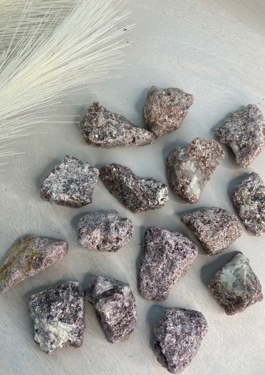 Lepidolite Raw Chunks