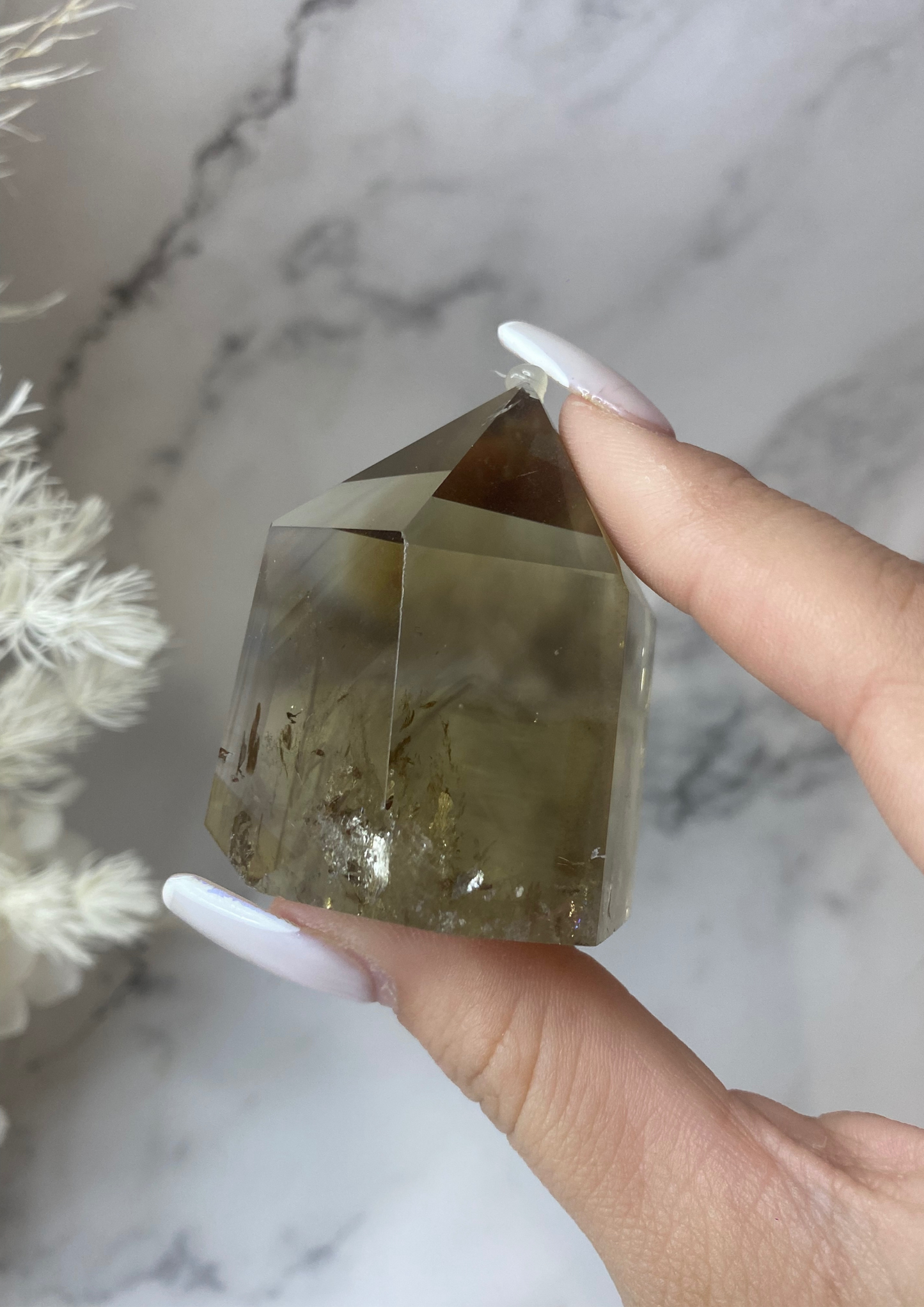 Smoky Citrine Phantom Quartz Tower #1