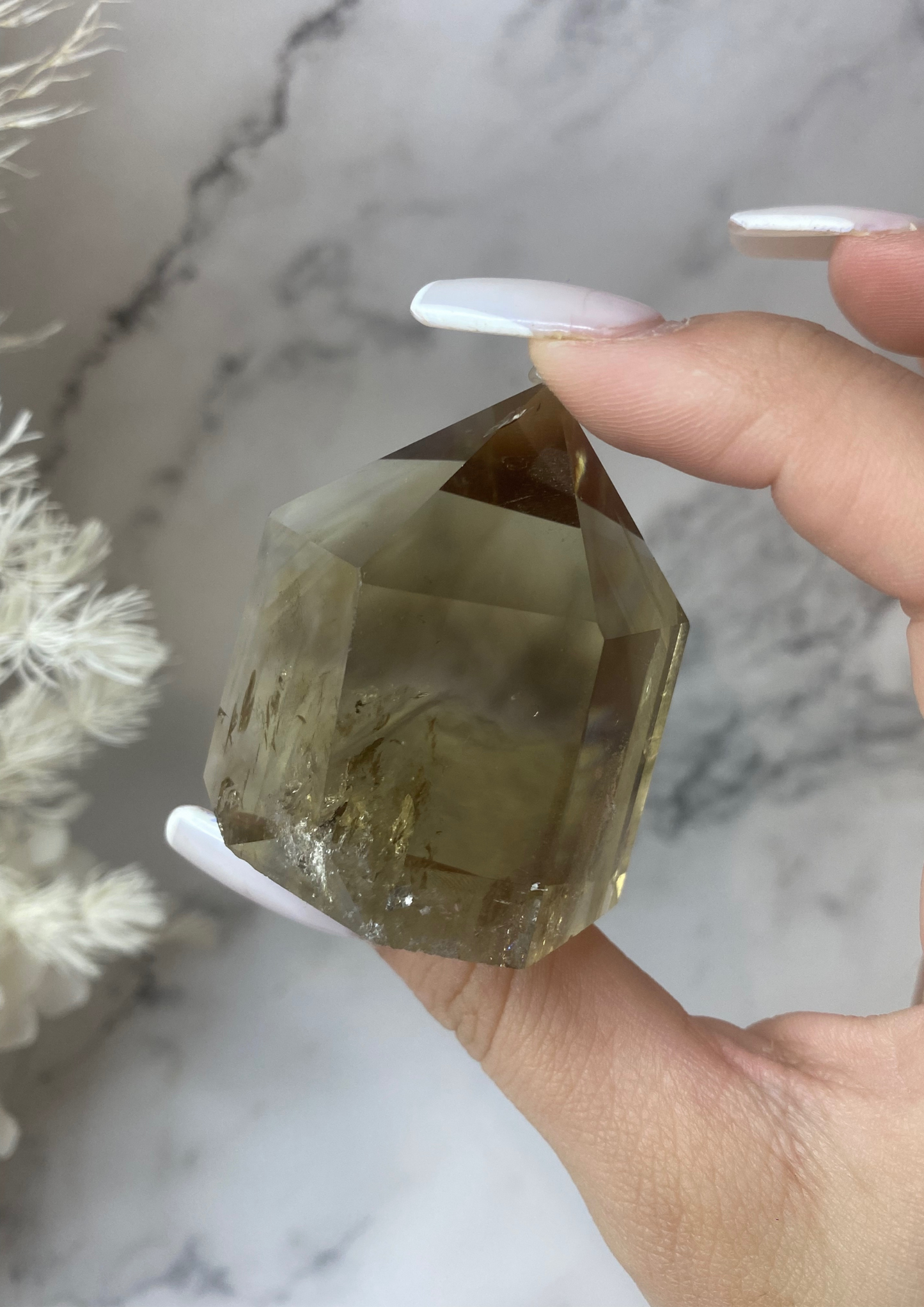 Smoky Citrine Phantom Quartz Tower #1