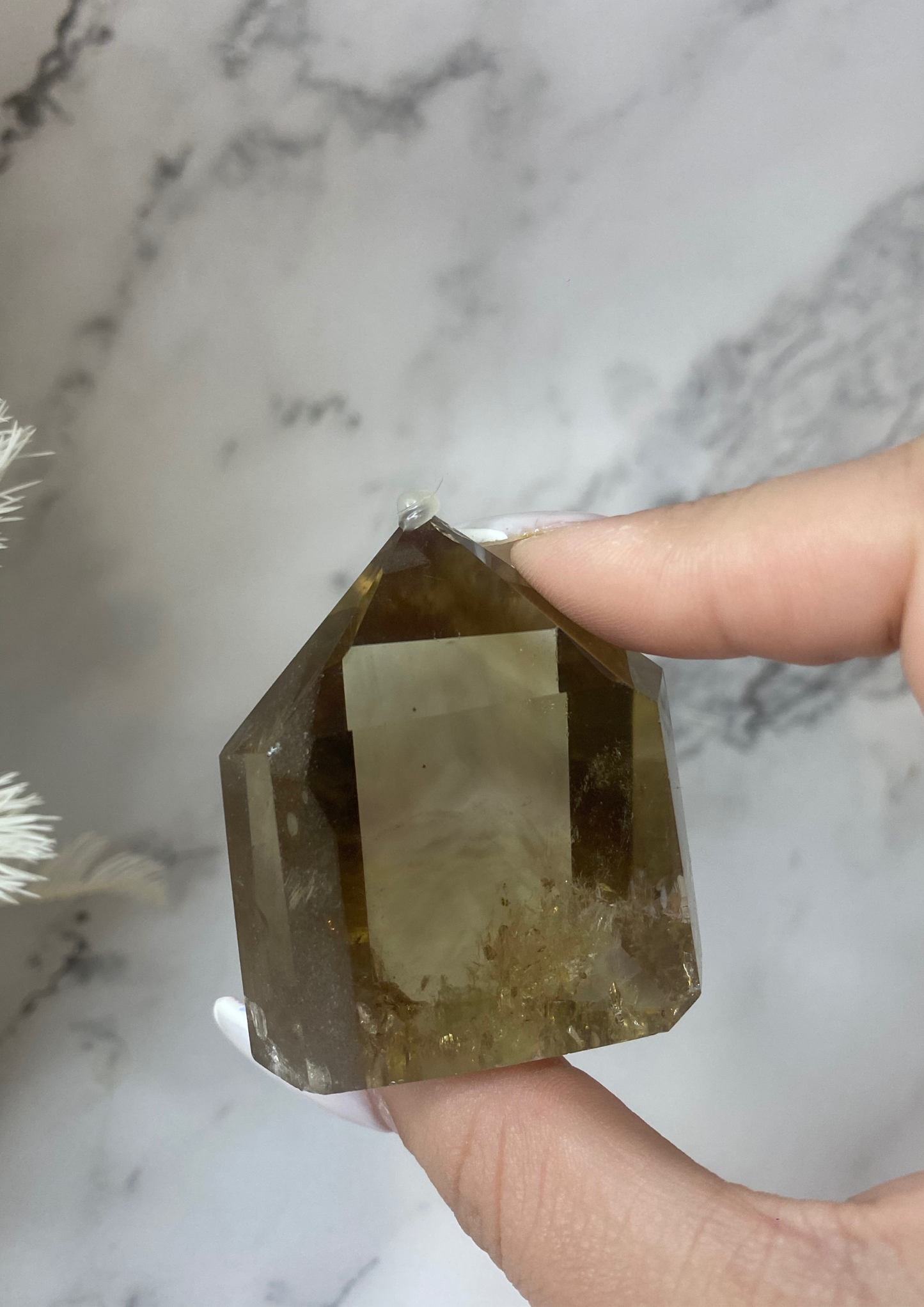 Smoky Citrine Phantom Quartz Tower #1