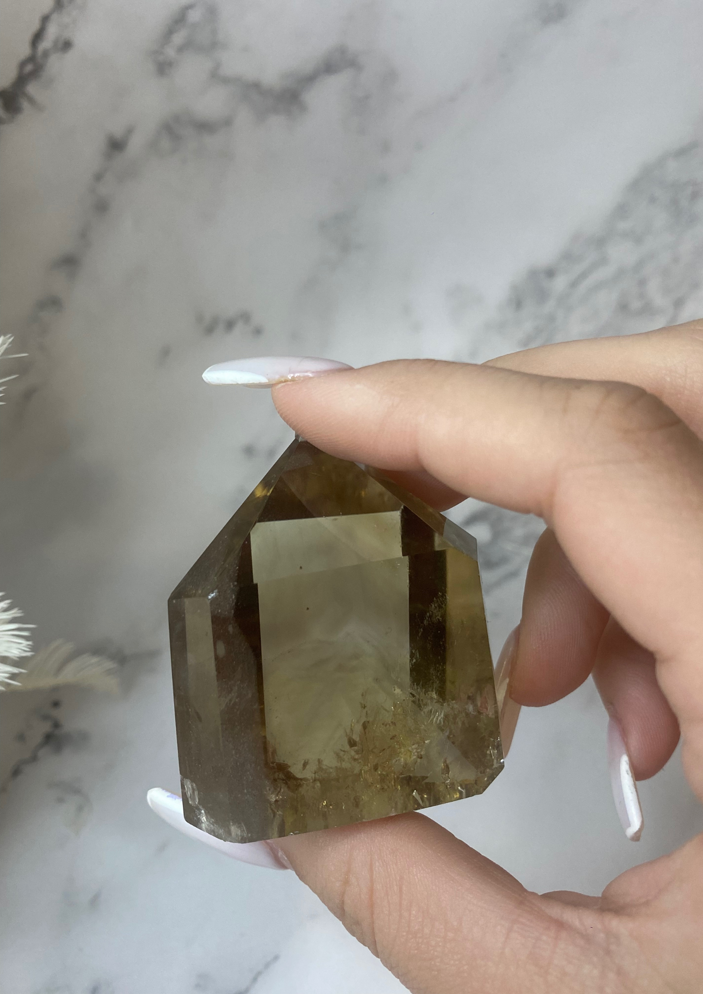 Smoky Citrine Phantom Quartz Tower #1