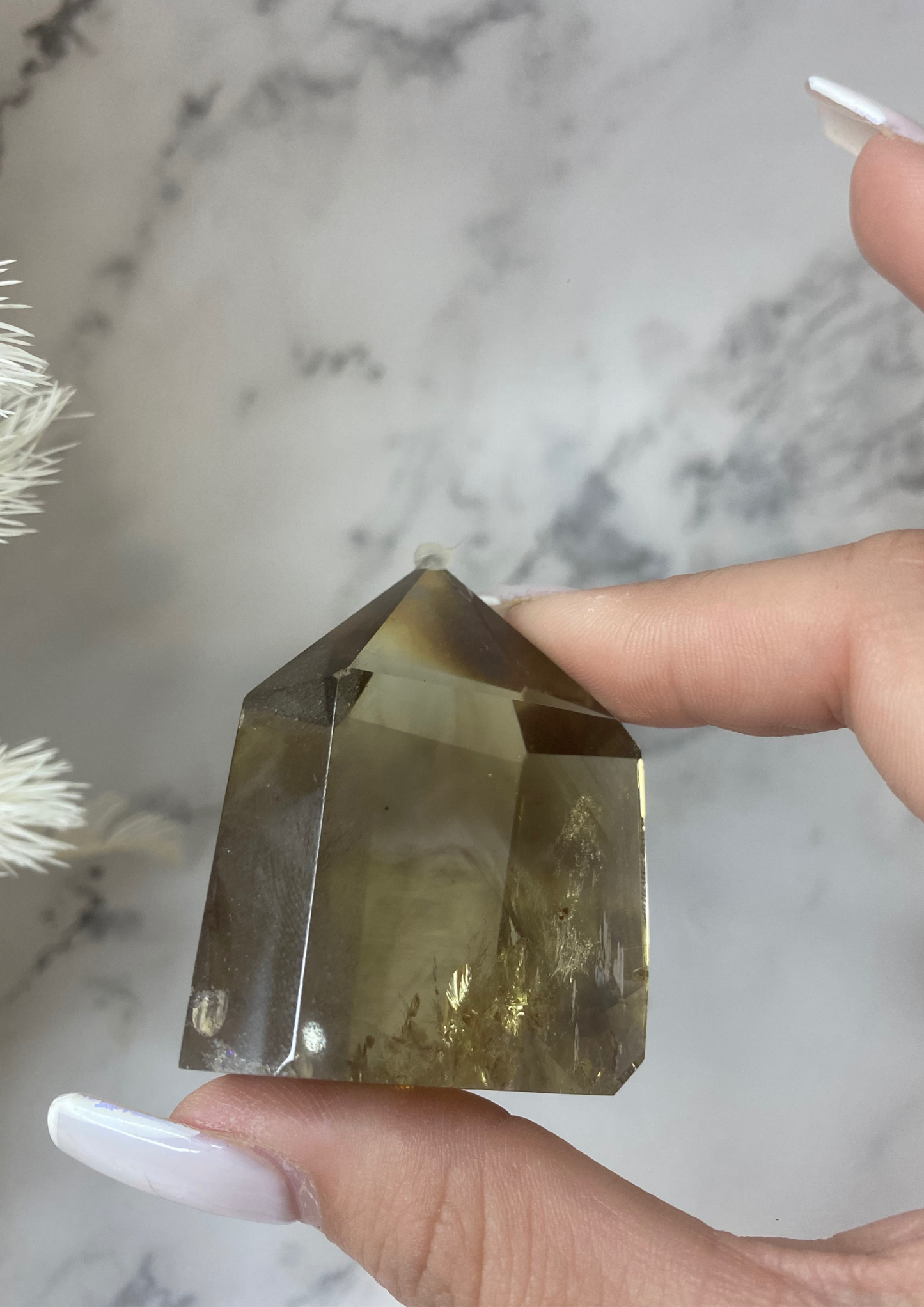 Smoky Citrine Phantom Quartz Tower #1