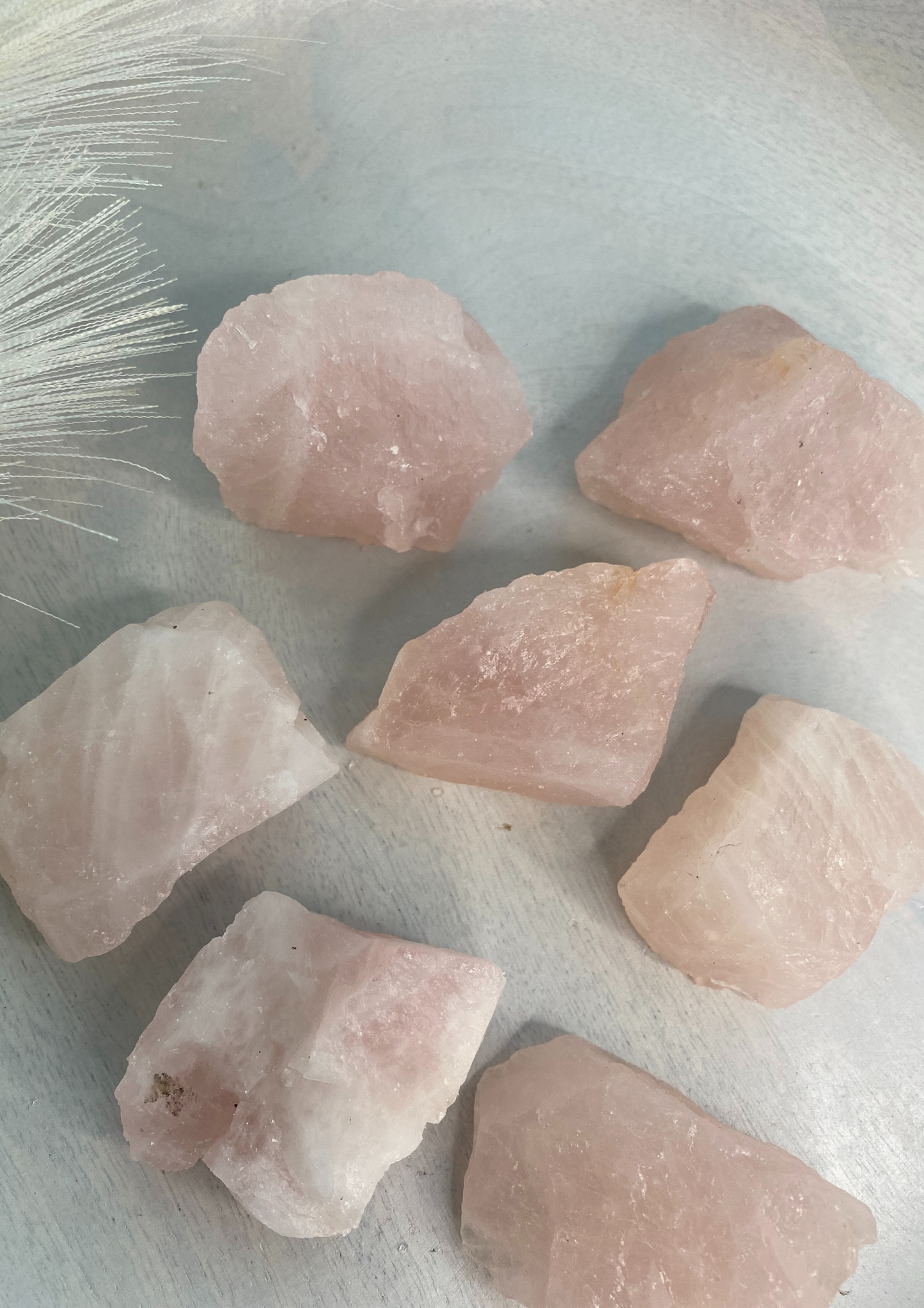 Rose Quartz Raw Chunks