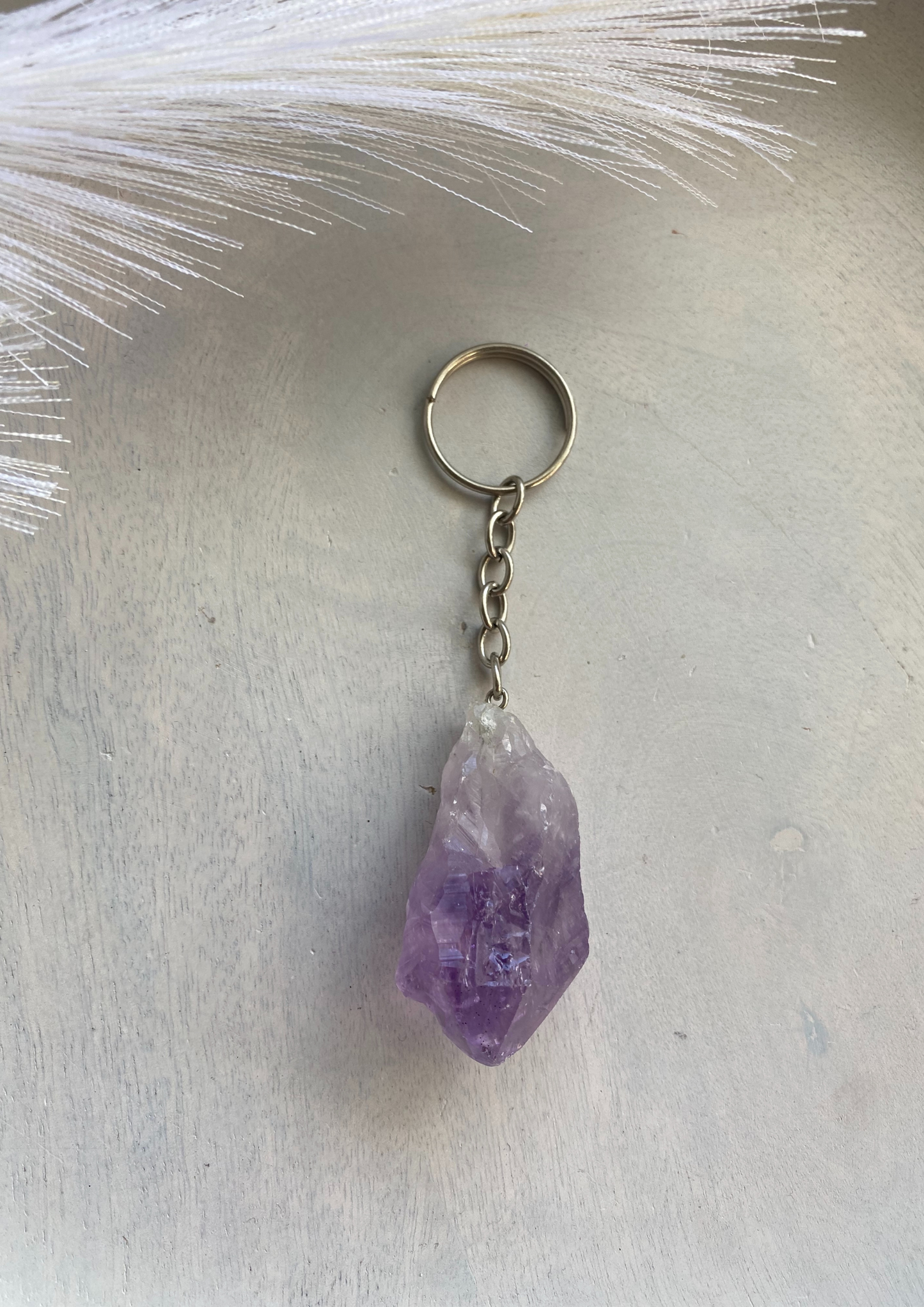 Amethyst Keychain