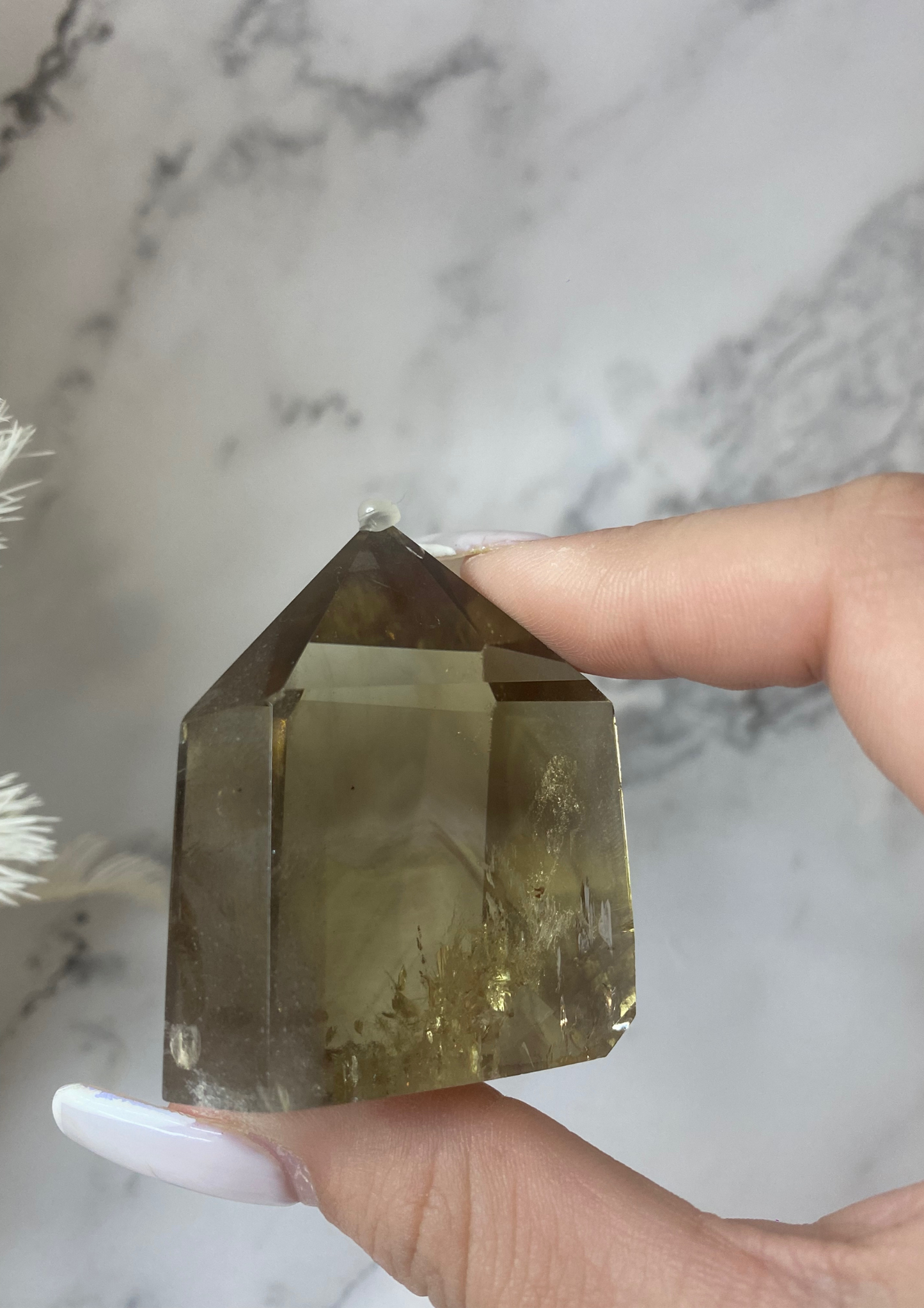 Smoky Citrine Phantom Quartz Tower #1