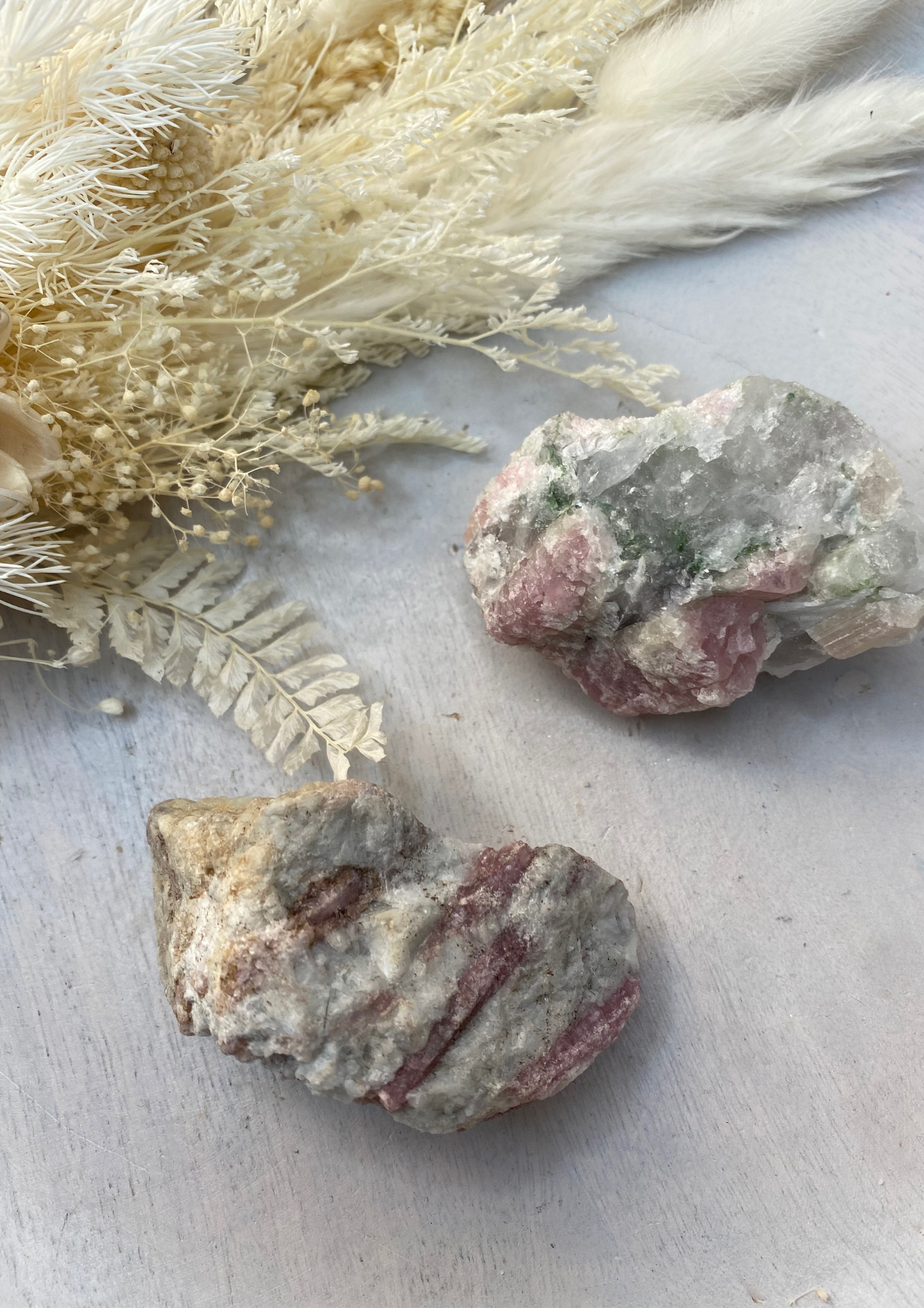 Pink Tourmaline Med Raw Pieces (Choose Your Own)