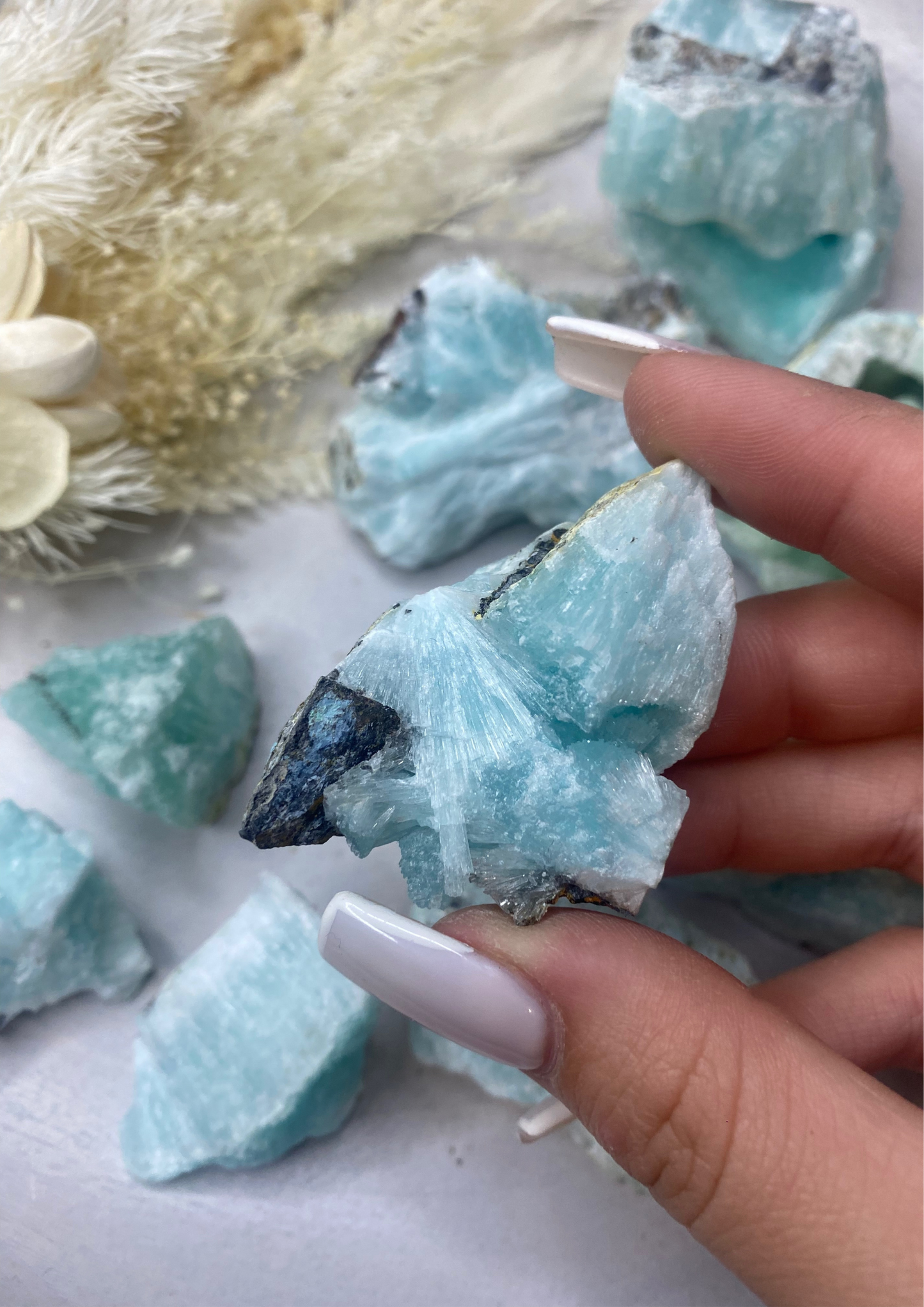 Blue Aragonite Specimen (Choose Your Own)