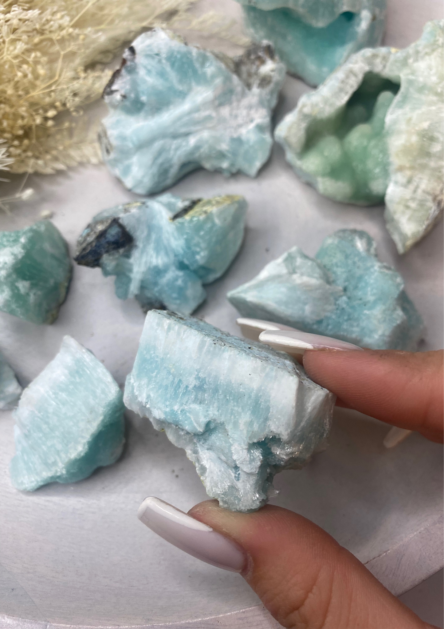 Blue Aragonite Specimen (Choose Your Own)