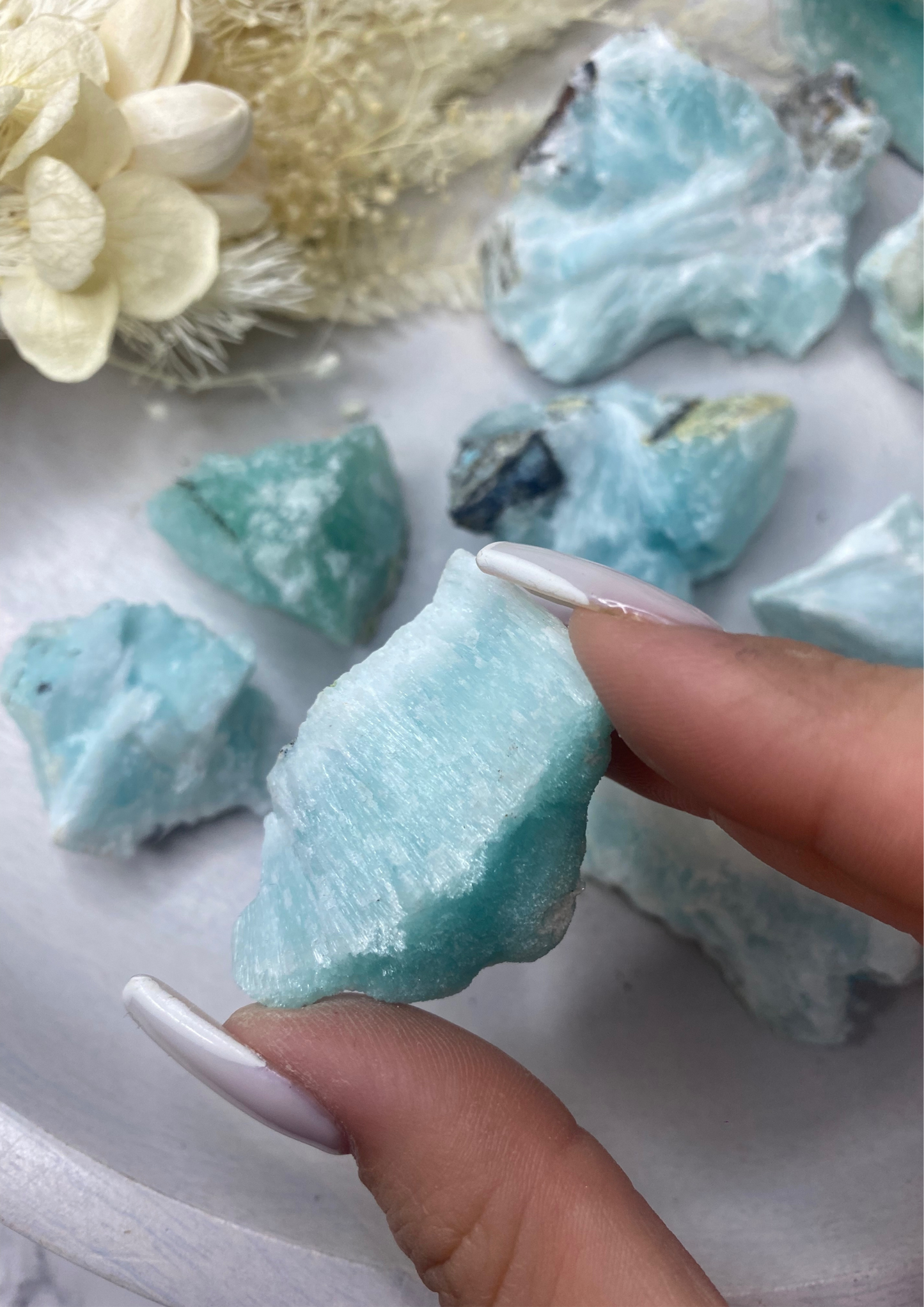 Blue Aragonite Specimen (Choose Your Own)