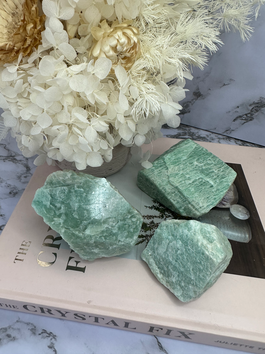 Amazonite Large Raw Chunks (Choose Your Own)