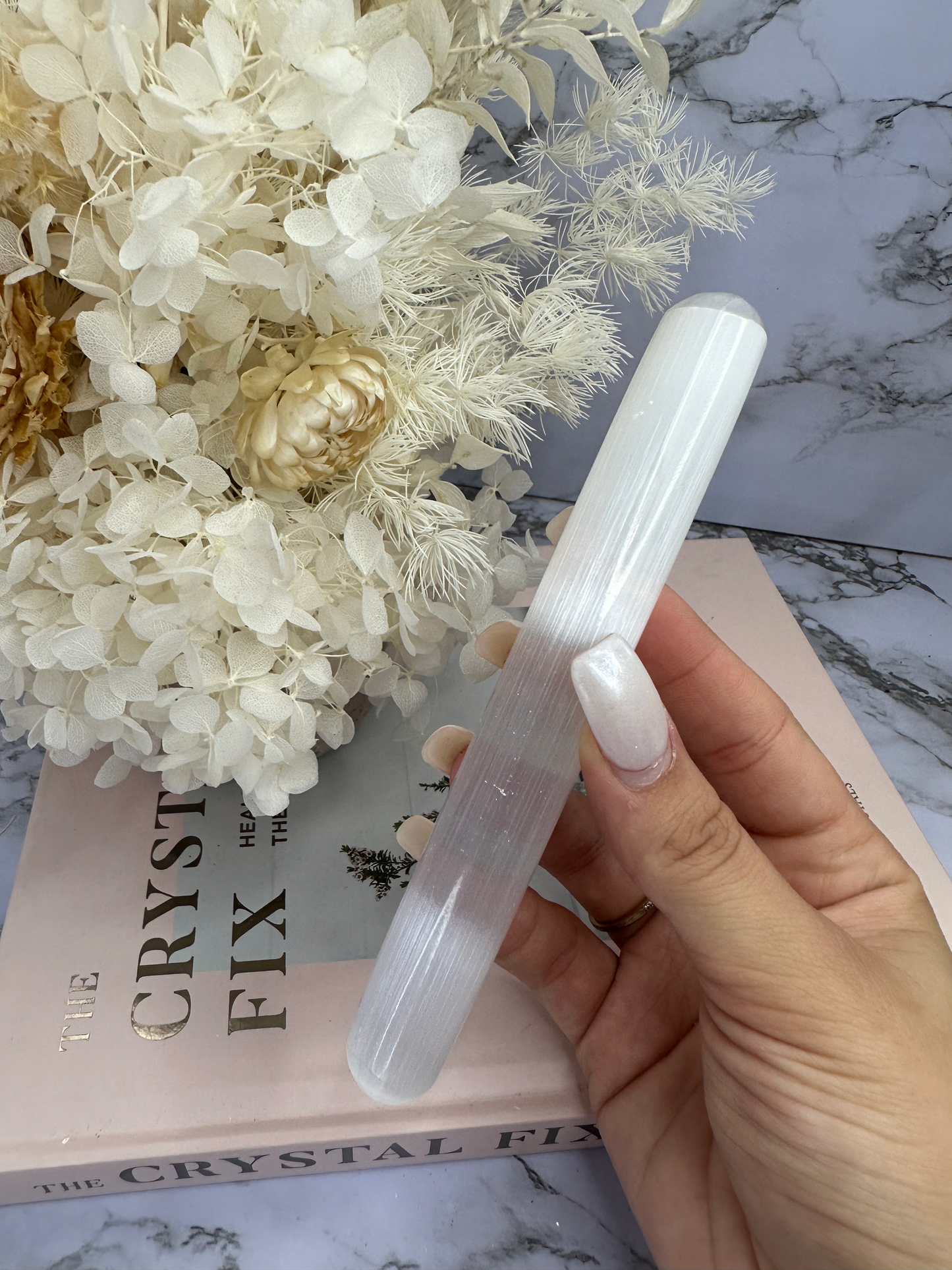 Selenite Wand